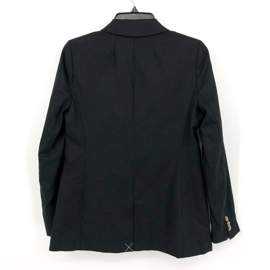 J.Crew Womens One-Button Holland Blazer Size 20 Black Linen-blend AL222 NWT