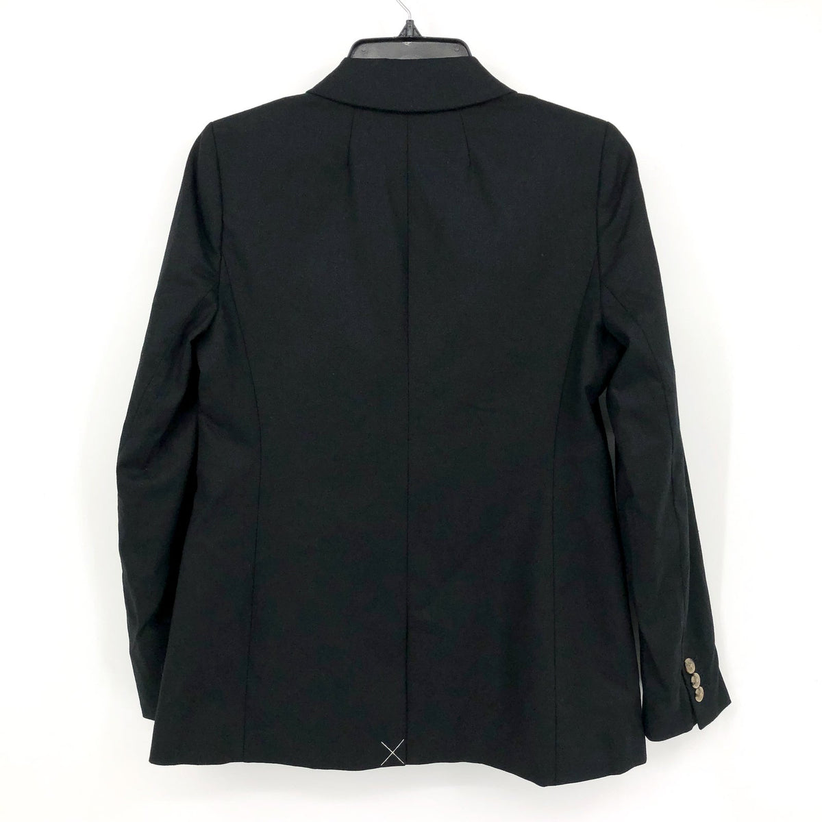 J.Crew Womens One-Button Holland Blazer Size 20 Black Linen-blend AL222 NWT