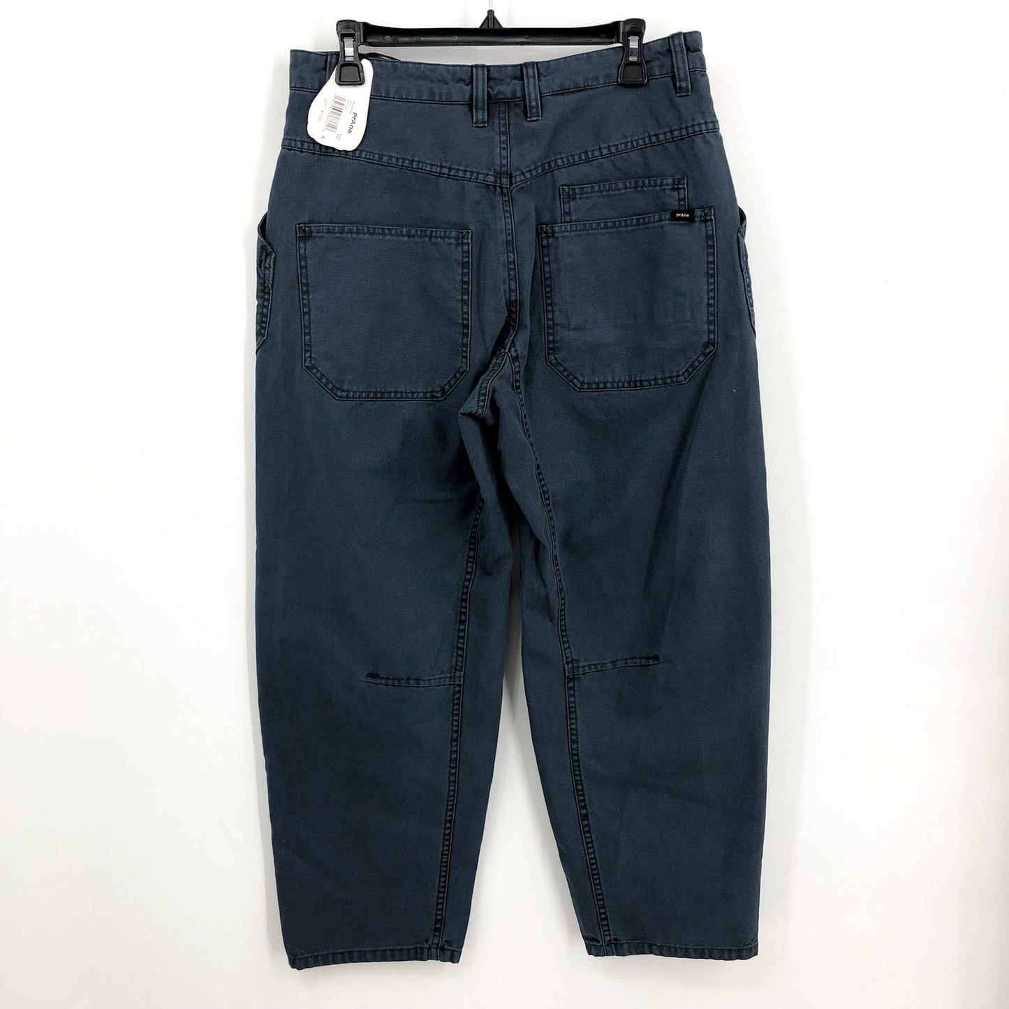 PRANA Womens Melrose Relaxed Pant Size 8 Reg Blue Stormy Night Barrel NWT