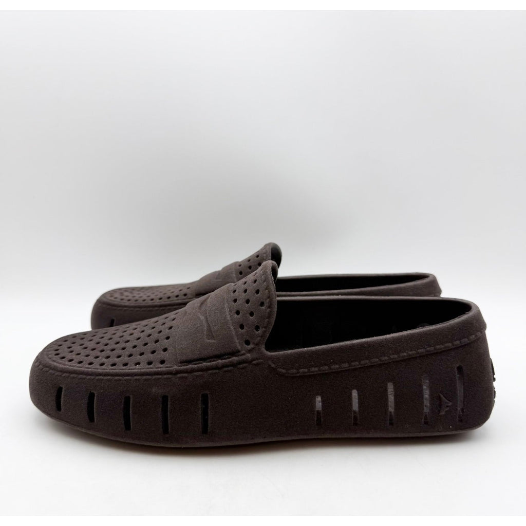 Floafers Mens Country Club Loafers Size 8 Brown Waterproof Suede NWOB