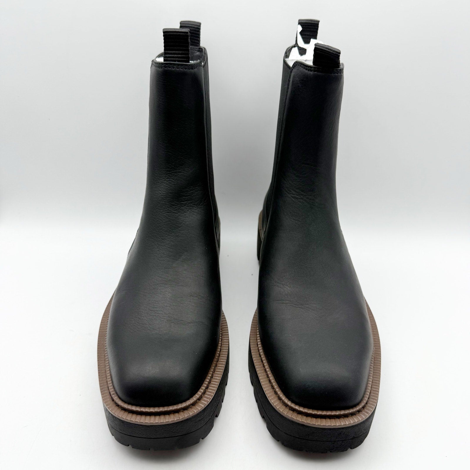 Sam Edelman Women Laguna Ankle Chelsea Boot US 7.5 Black Leather Waterproof NWOB