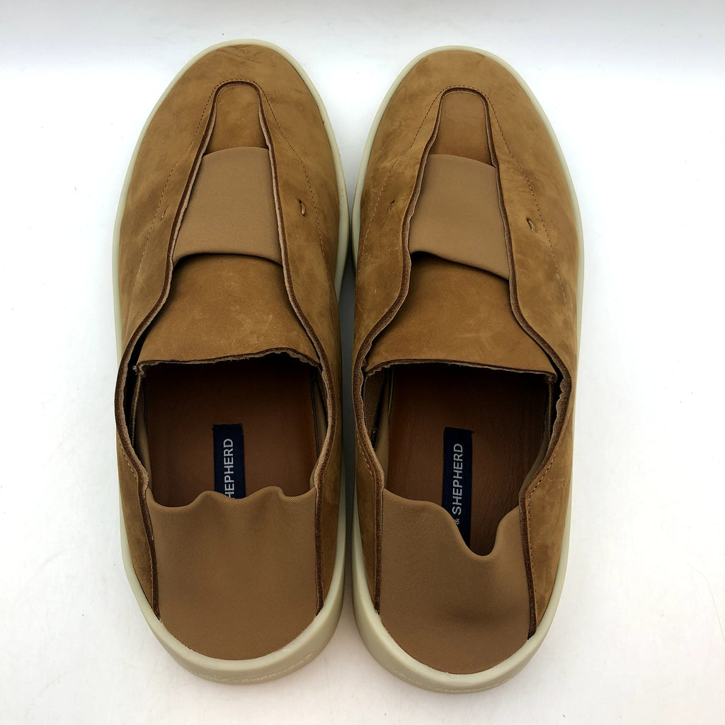 Wolf & Shepherd Cruise Ace Slip On Sneakers Womens 8 Mens 6.5 Tan Sandstorm NIB
