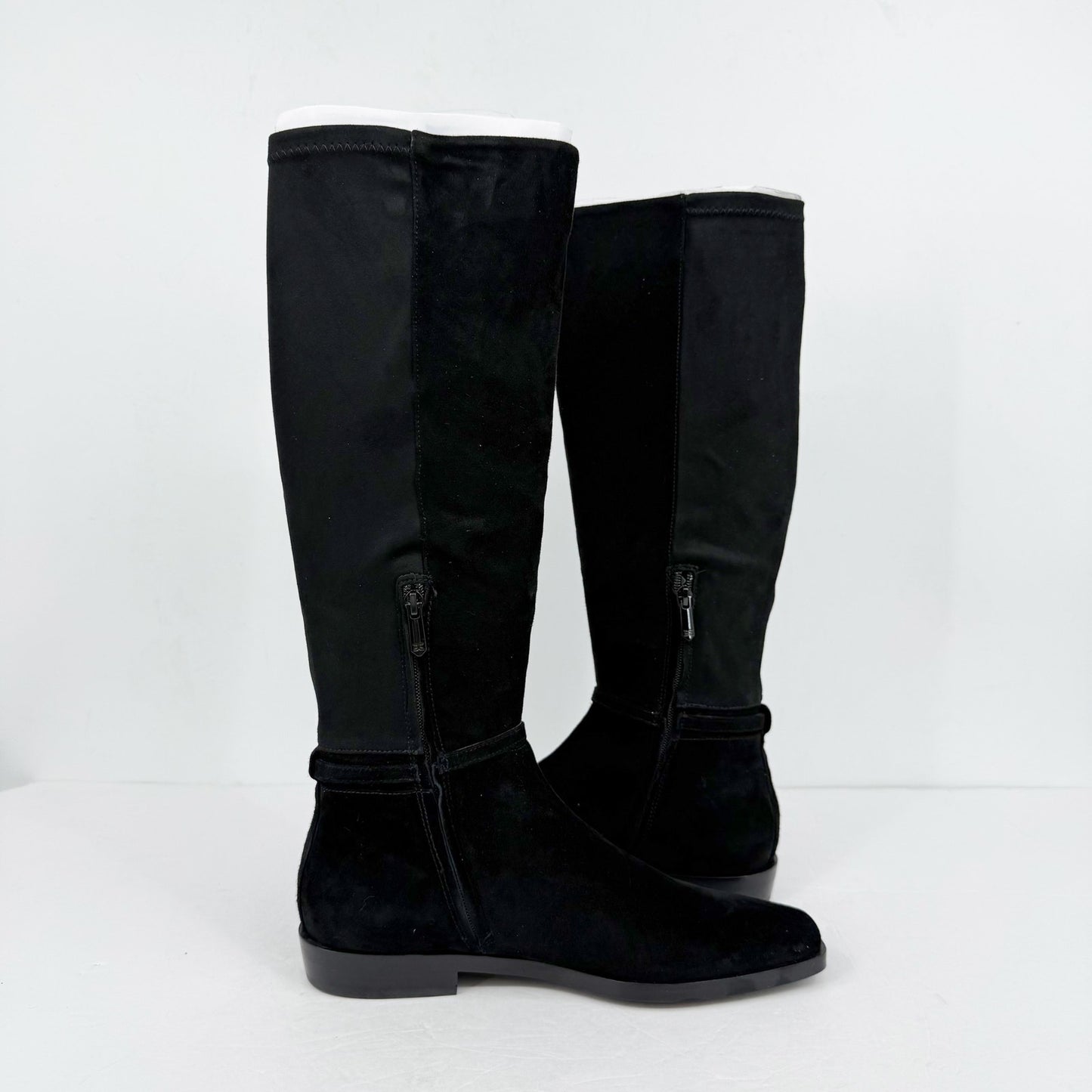 Sam Edelman Womens Clive Knee High Boots US 10.5 EU 41.5 Black Suede NIB