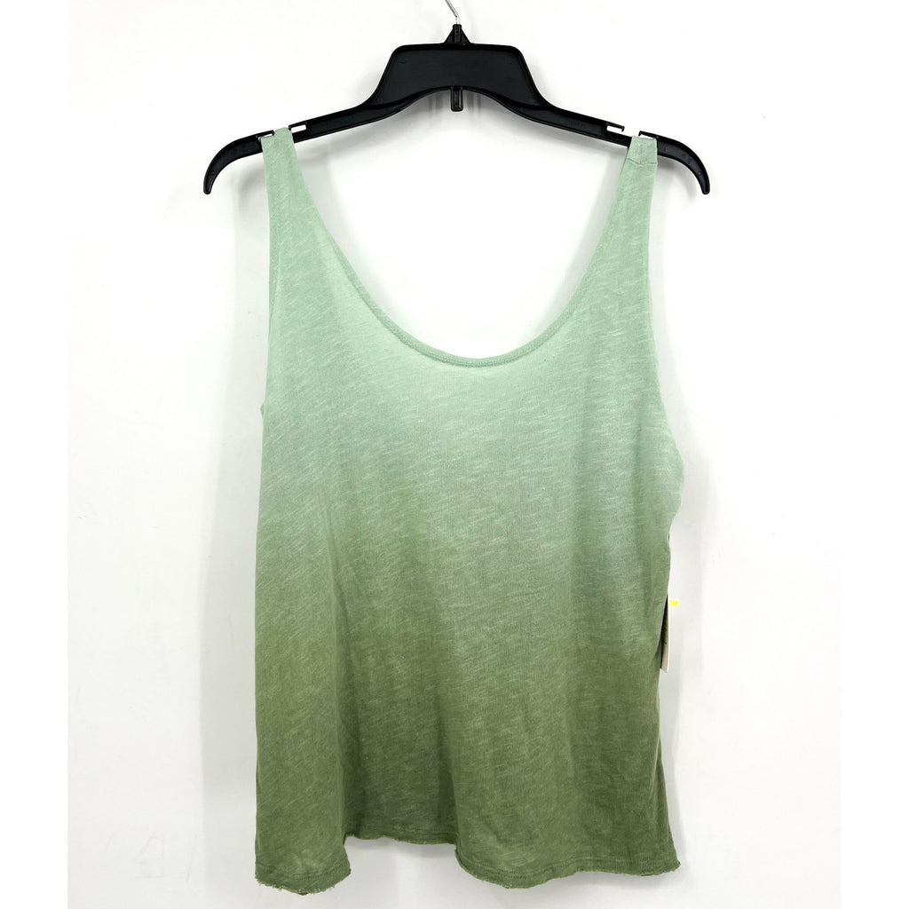 TREASURE & BOND Women's Ombré Knit Tank Top Small Mint Green Scoop Neck NWT