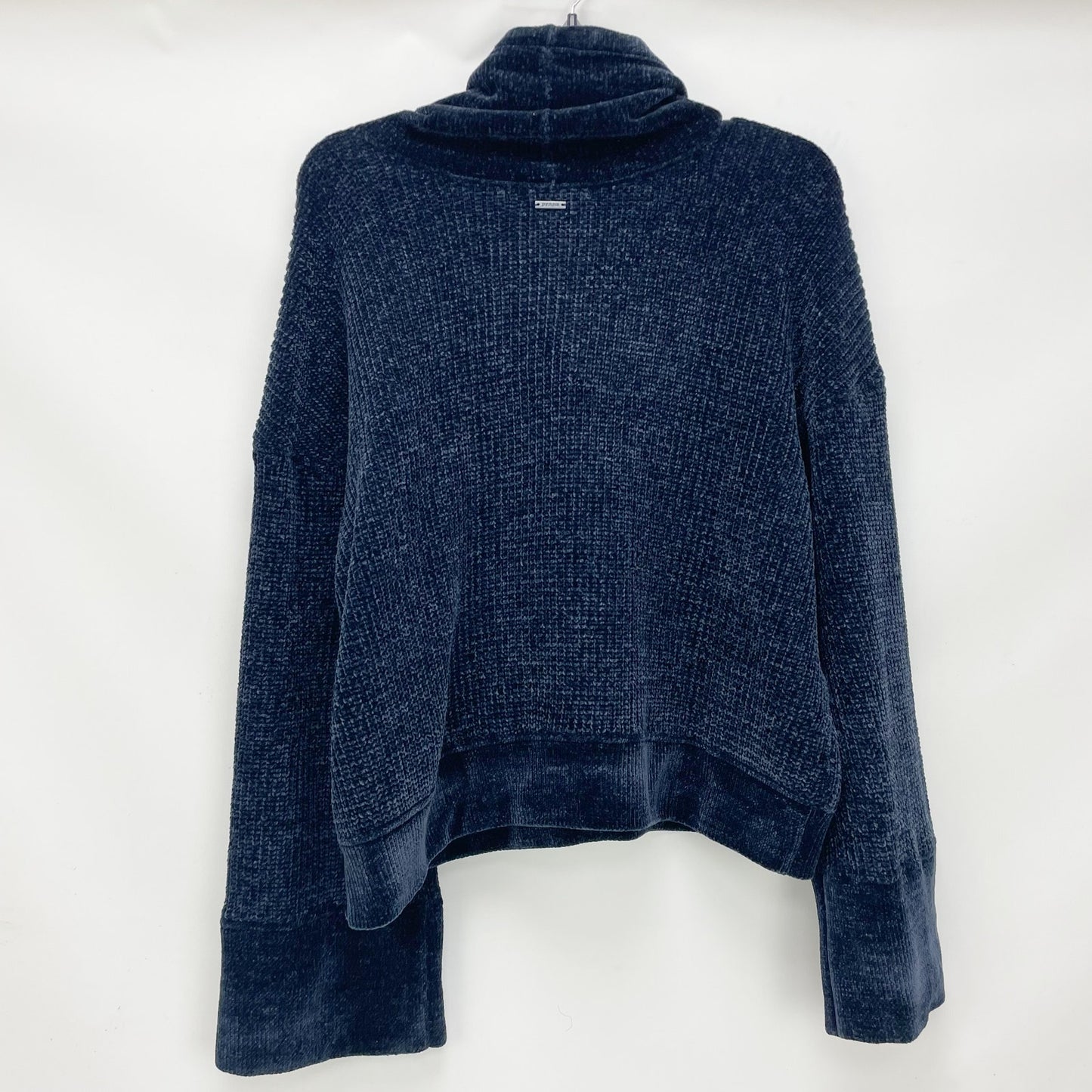prAna Womens Chanavey Sweater XL Nautical Navy Blue Chenille NWT