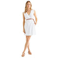 SPLENDID COLLECTION Dawson Dress Medium White Sleeveless V Neck NWT