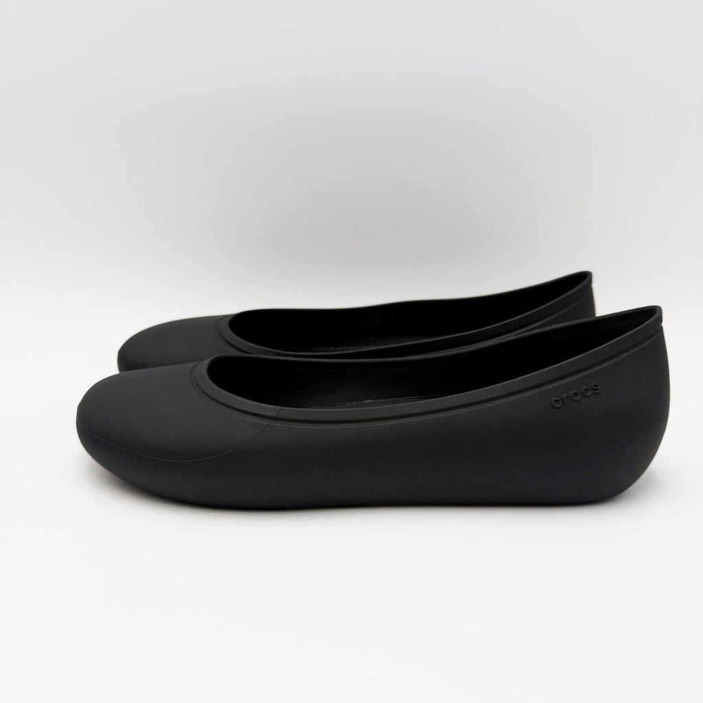 Crocs Womens Brooklyn Ballet Flats Size 7 EU 37-38 Black Slip On NWOT/NWOB