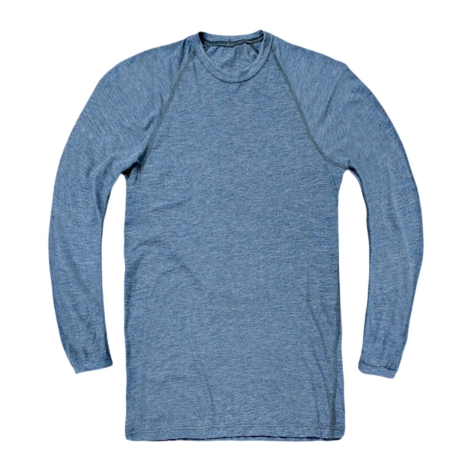 TYNDALE Men's FRC Layer 1 Long Sleeve T-Shirt Medium Heather Blue Crewneck NWT