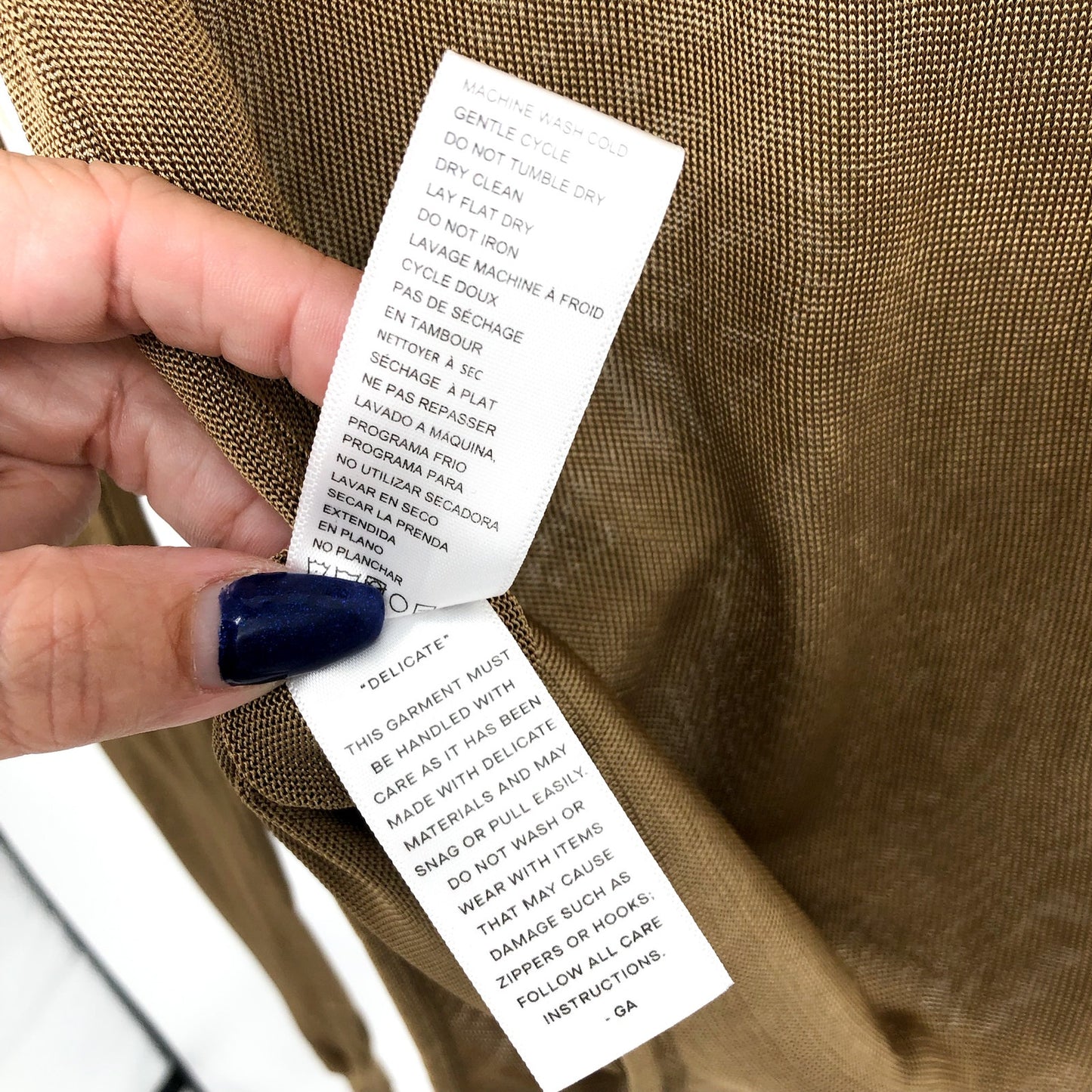 GOOD AMERICAN Scoop Neck Sheer Bodysuit Pale Gold 2 Medium