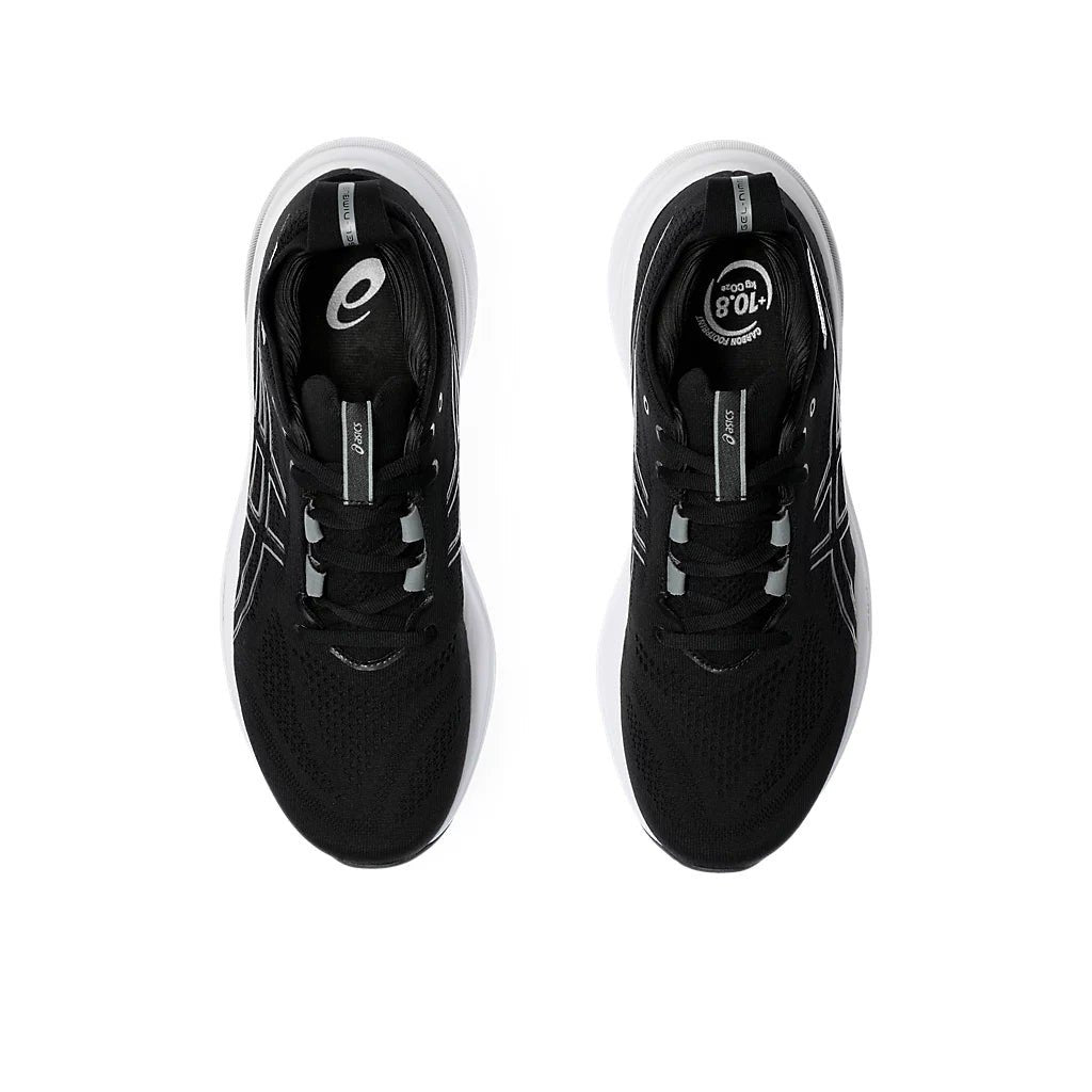 ASICS Womens Gel-Nimbus 26 Athletic Shoes Size 5 Wide EU 35.5 Black Grey NWT