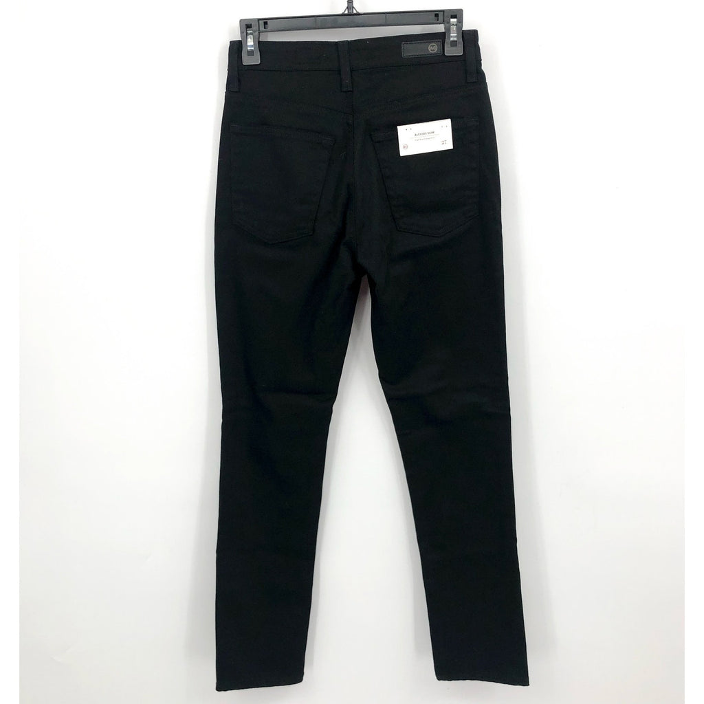 AG Adriano Goldschmied Womens Alexxis Vintage Slim Jeans Size 27 Black NWT