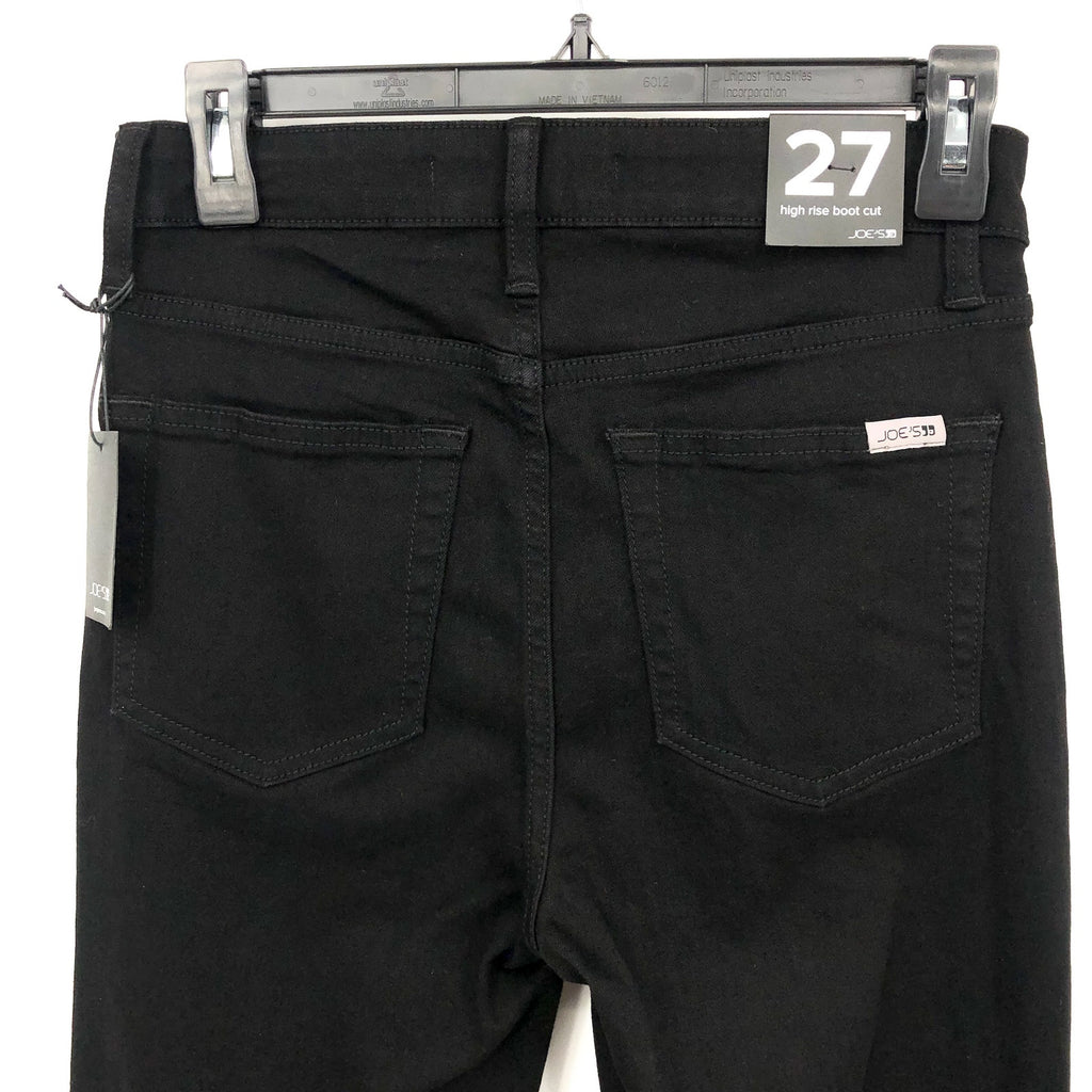 JOE'S JEANS Women's Pluto Bootcut Jeans Size 27 US 4 Black High Rise NWT