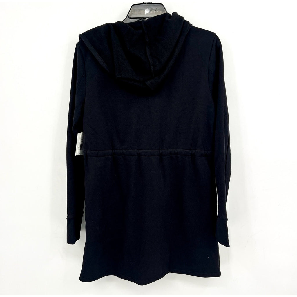 BEYOND YOGA Women's LuxeFleece Hooded Jacket Size XS Black Long Sleeve NWT