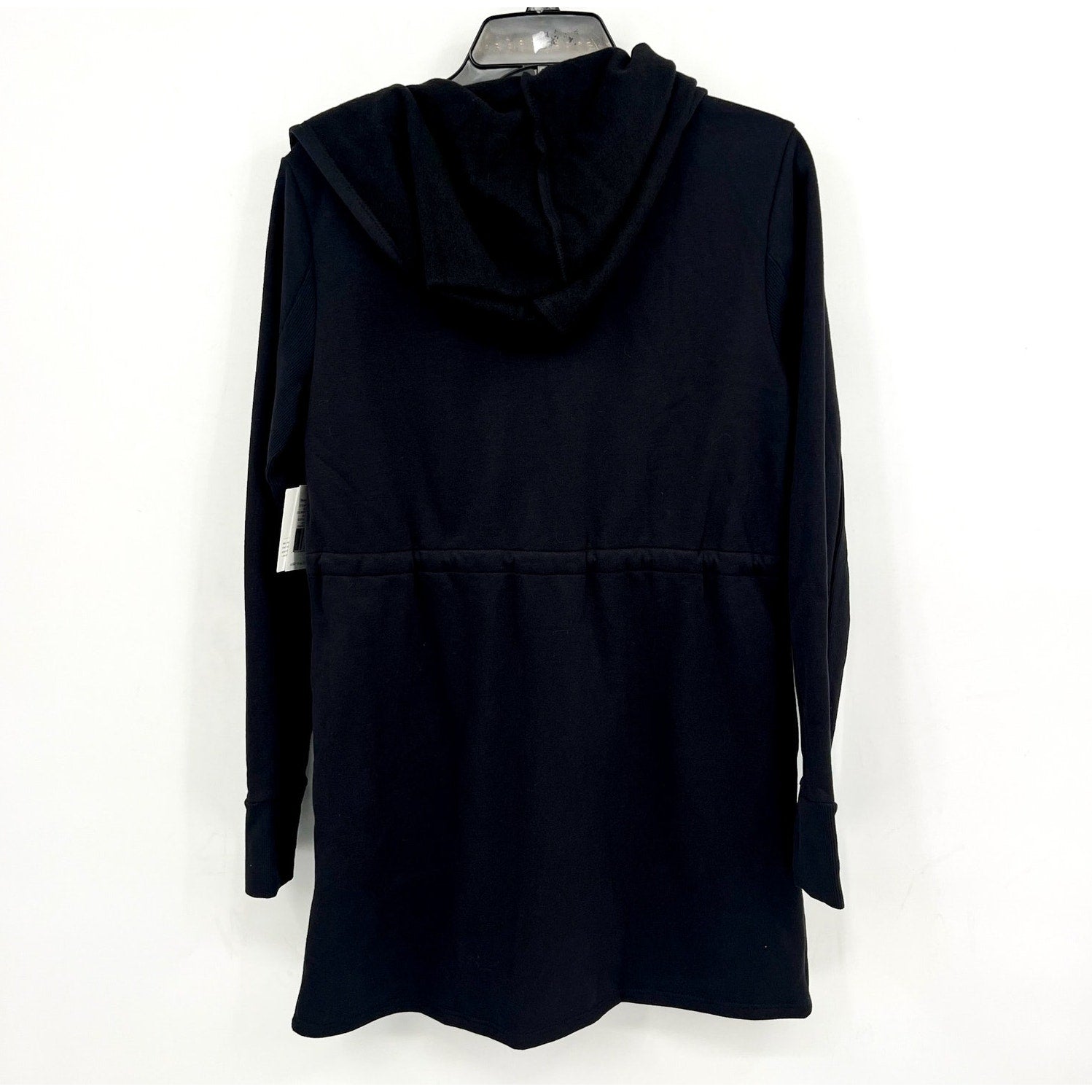 BEYOND YOGA Women's LuxeFleece Hooded Jacket Size XS Black Long Sleeve NWT
