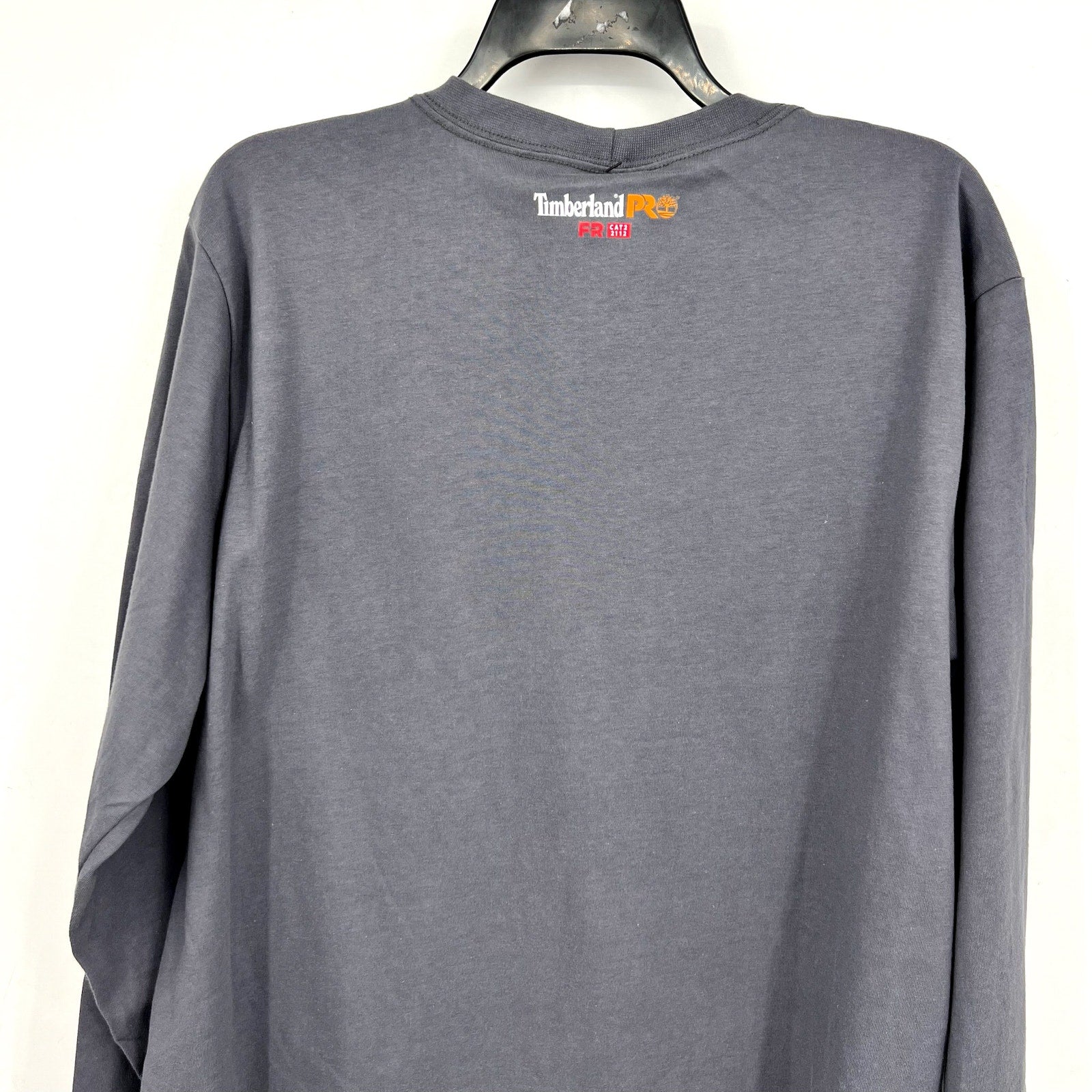 TIMBERLAND PRO Mens Cotton Core Flame-Resistant LS T-Shirt Large Gray NWT