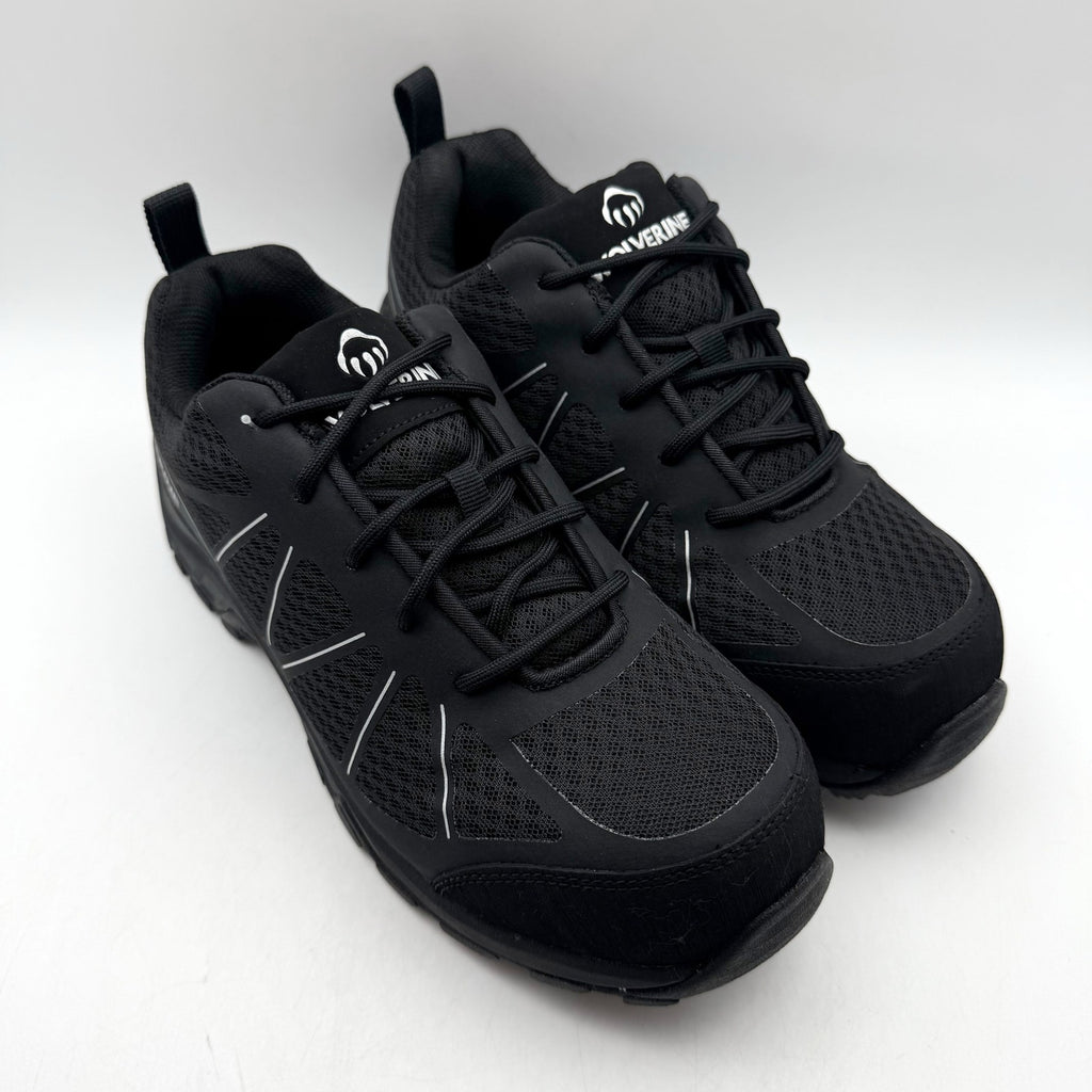 Wolverine Mens Amherst II CarbonMAX Work Shoe US 8.5 M Black Composite Toe NIB