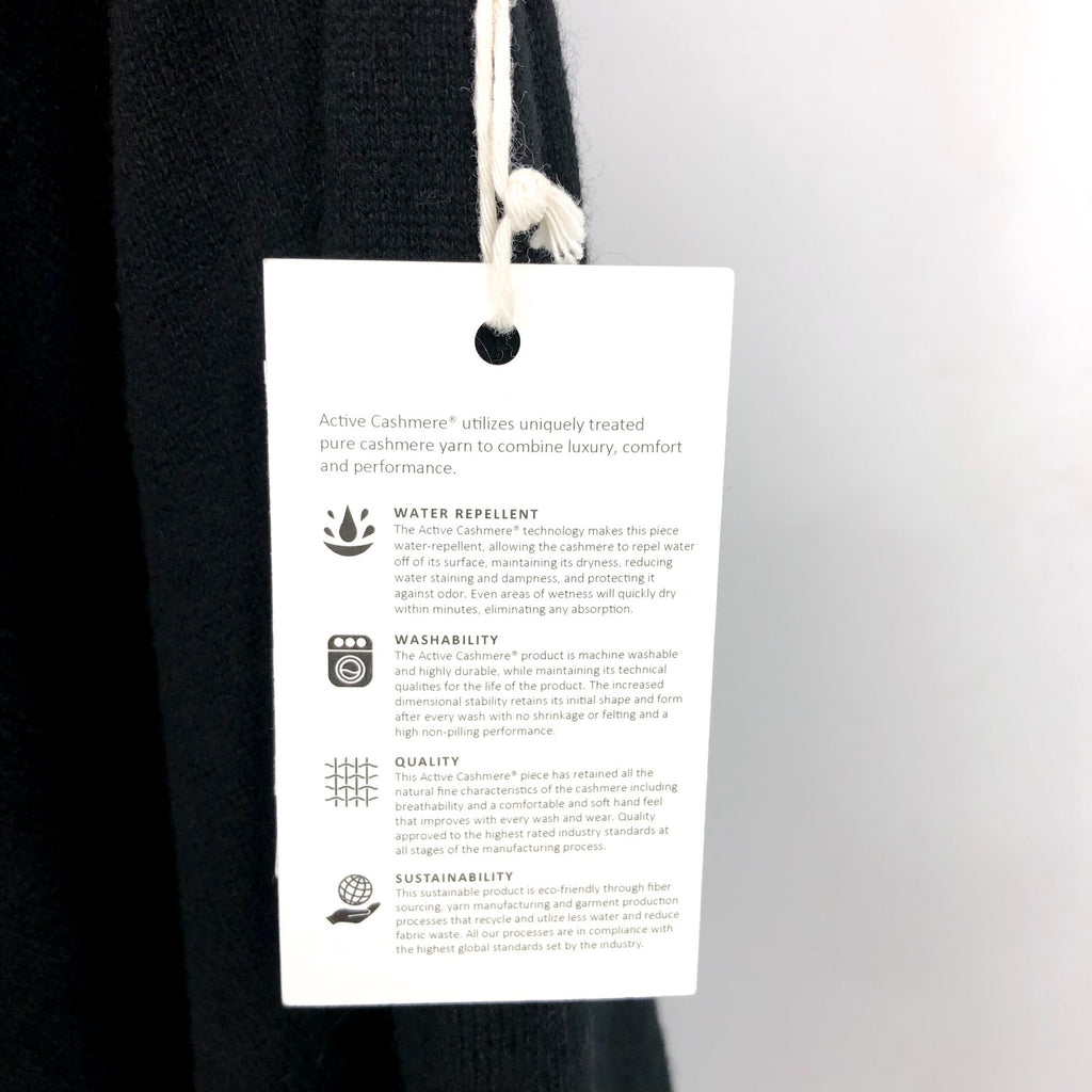 ACTIVE CASHMERE Men's Seamless Weight Cashmere Shorts Small Black NWT