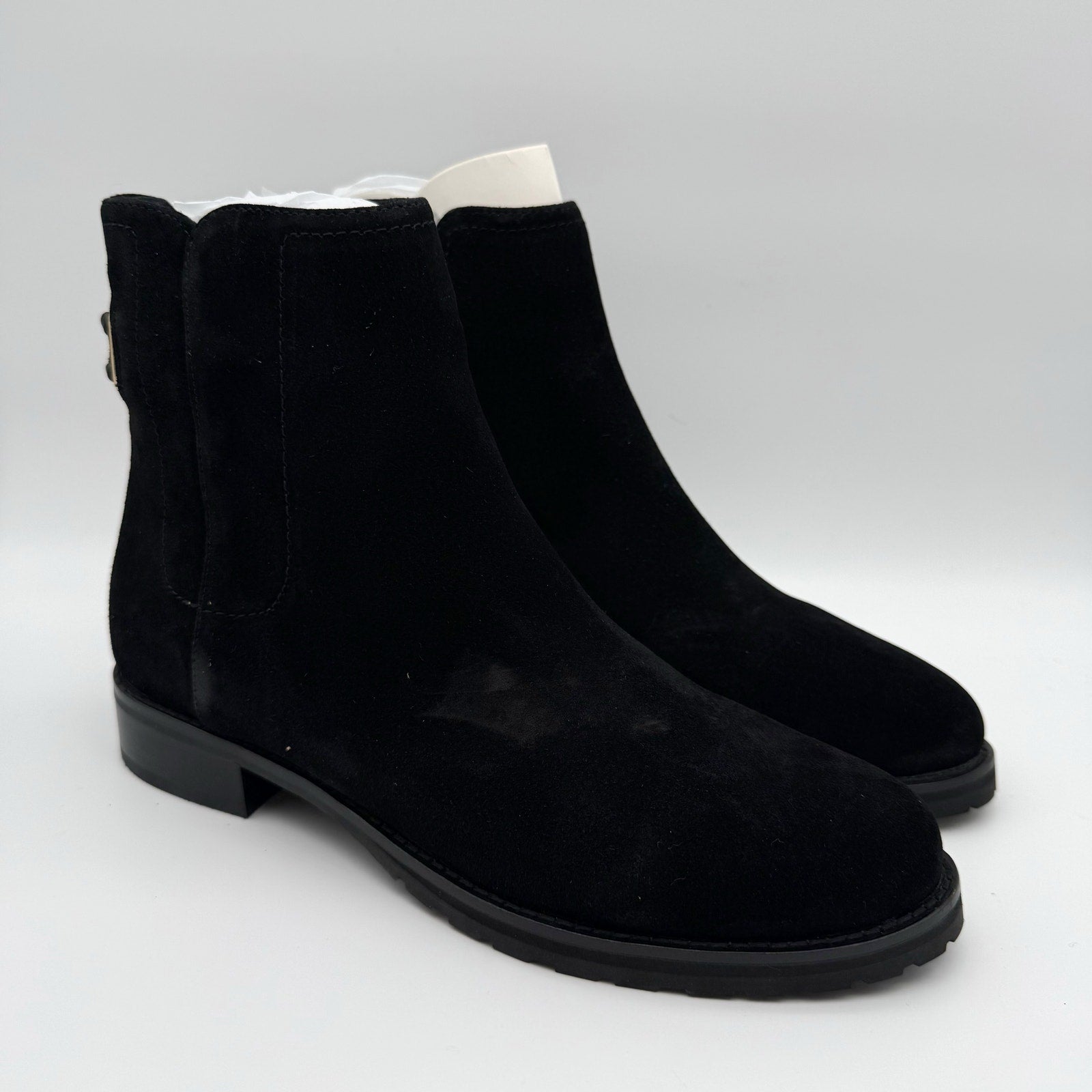 Jack Rogers Womens Newbury Ankle Booties US 9.5 M Black Suede NIB