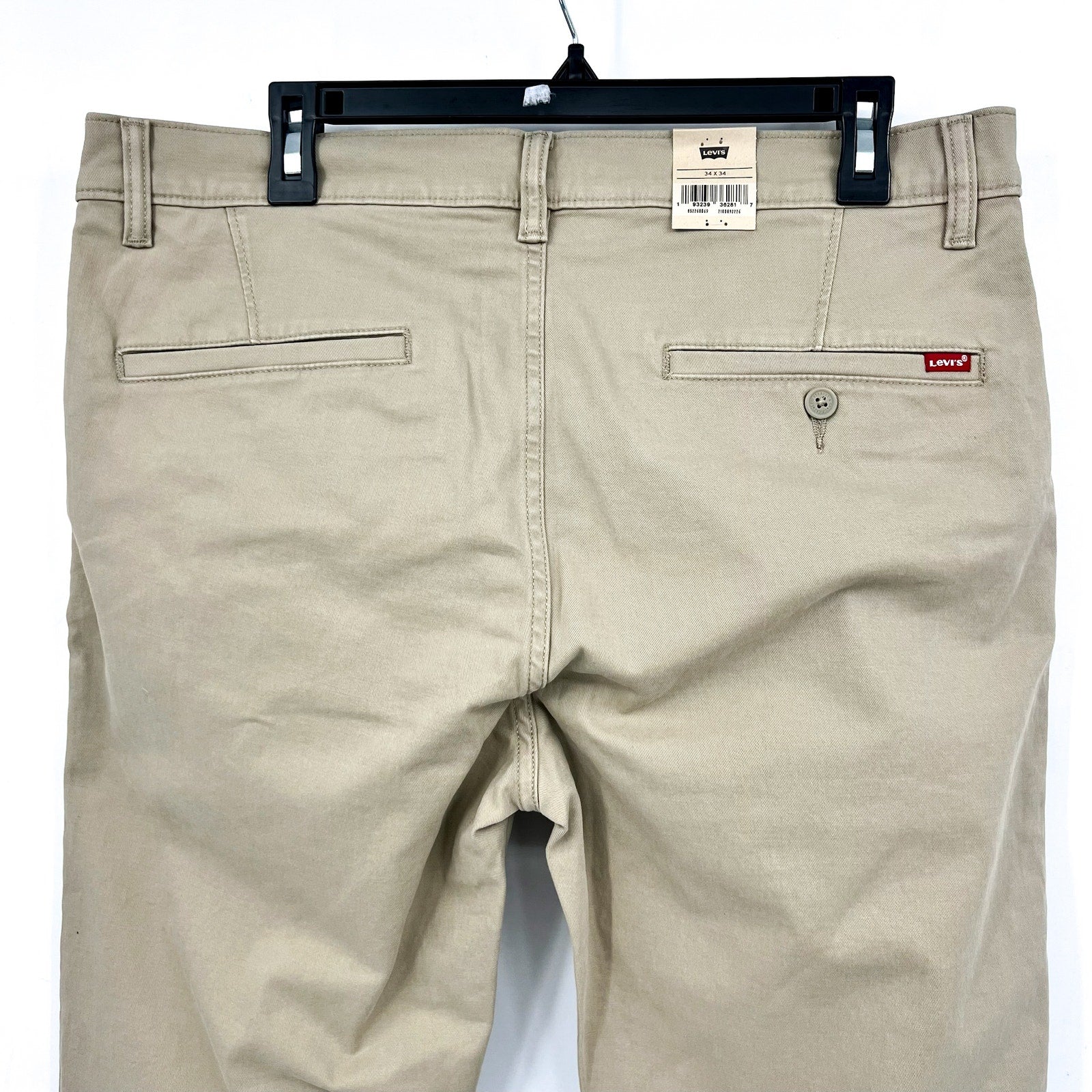 LEVI'S Men's XX Standard Taper Chinos 34x34 Tan True Chino Pants 85226-0069 NWT