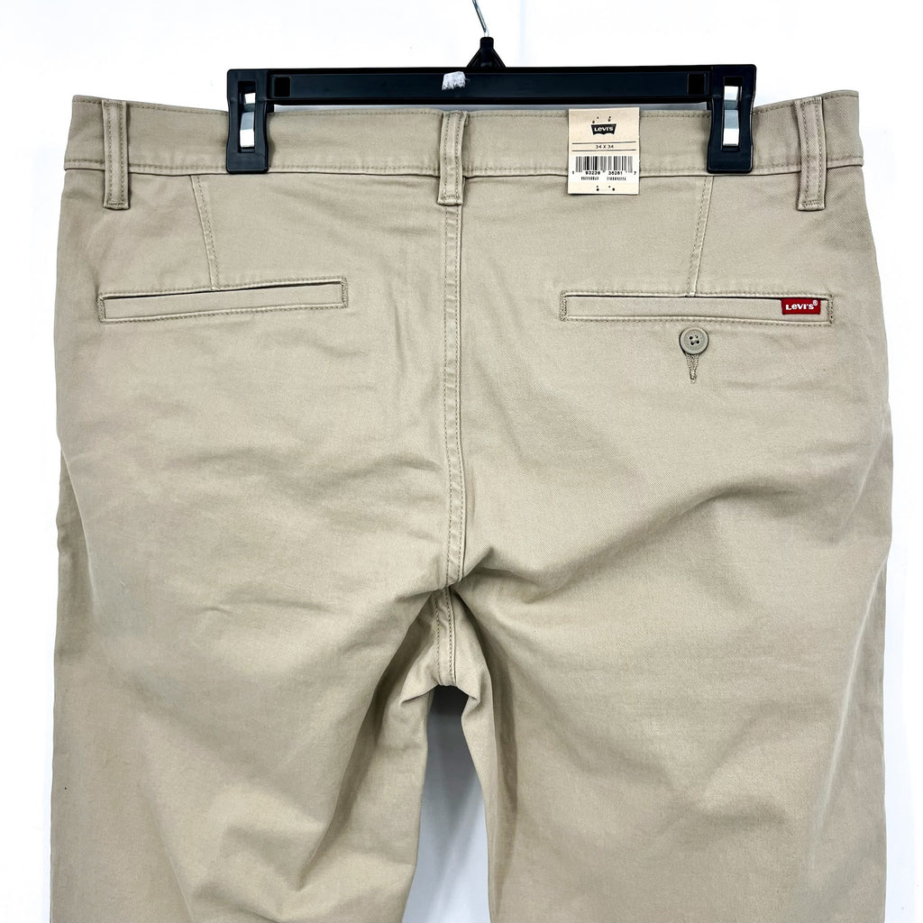 LEVI'S Men's XX Standard Taper Chinos 34x34 Tan True Chino Pants 85226-0069 NWT
