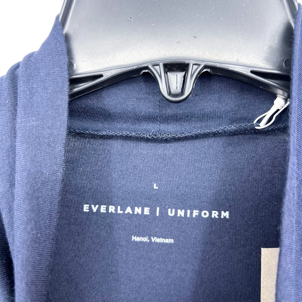 EVERLANE Uniform Men's The Organic Cotton Turtleneck Large Navy Blue NWT