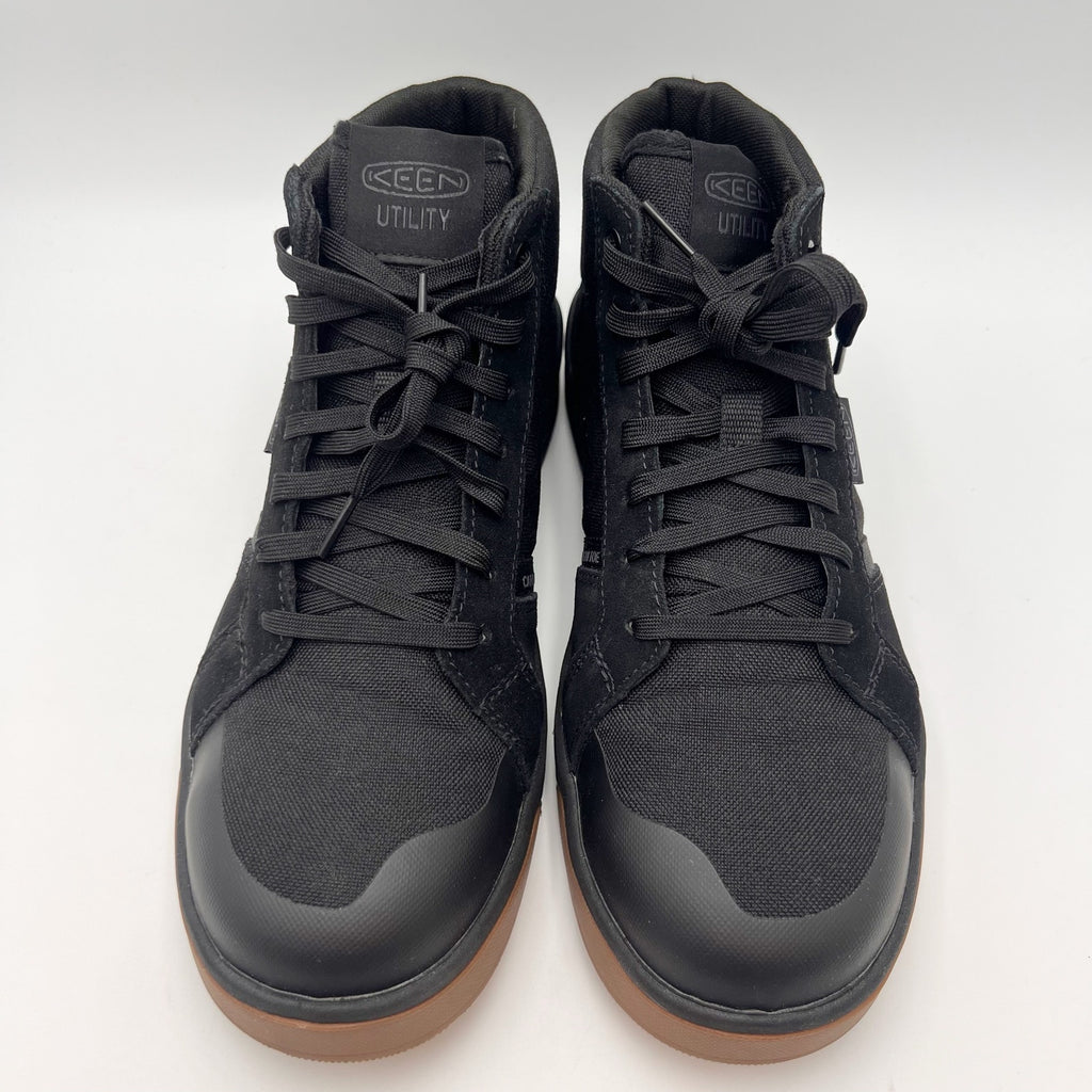 Keen Utility Mens Kenton Mid Work Shoes Size 10 WIDE Black Composite Toe SR NIB