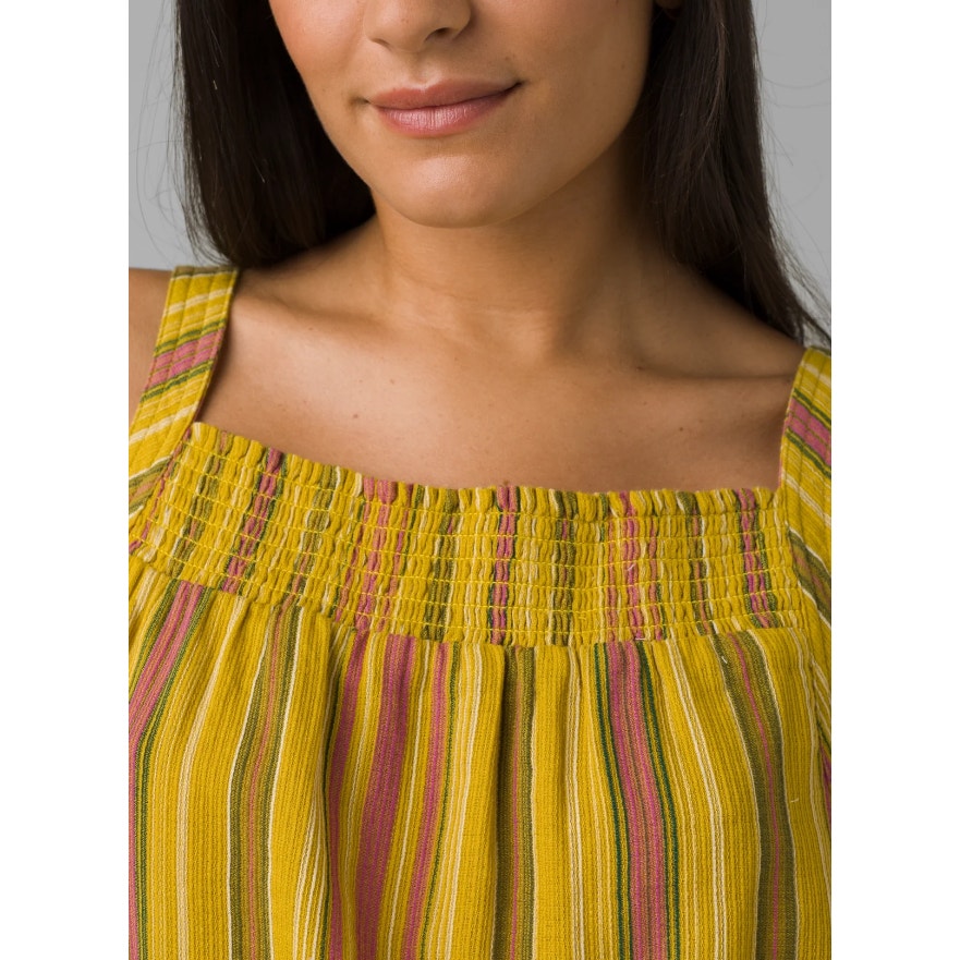 PRANA Women's Little Palm Cami Top Medium Leapfrog Stripe NWT