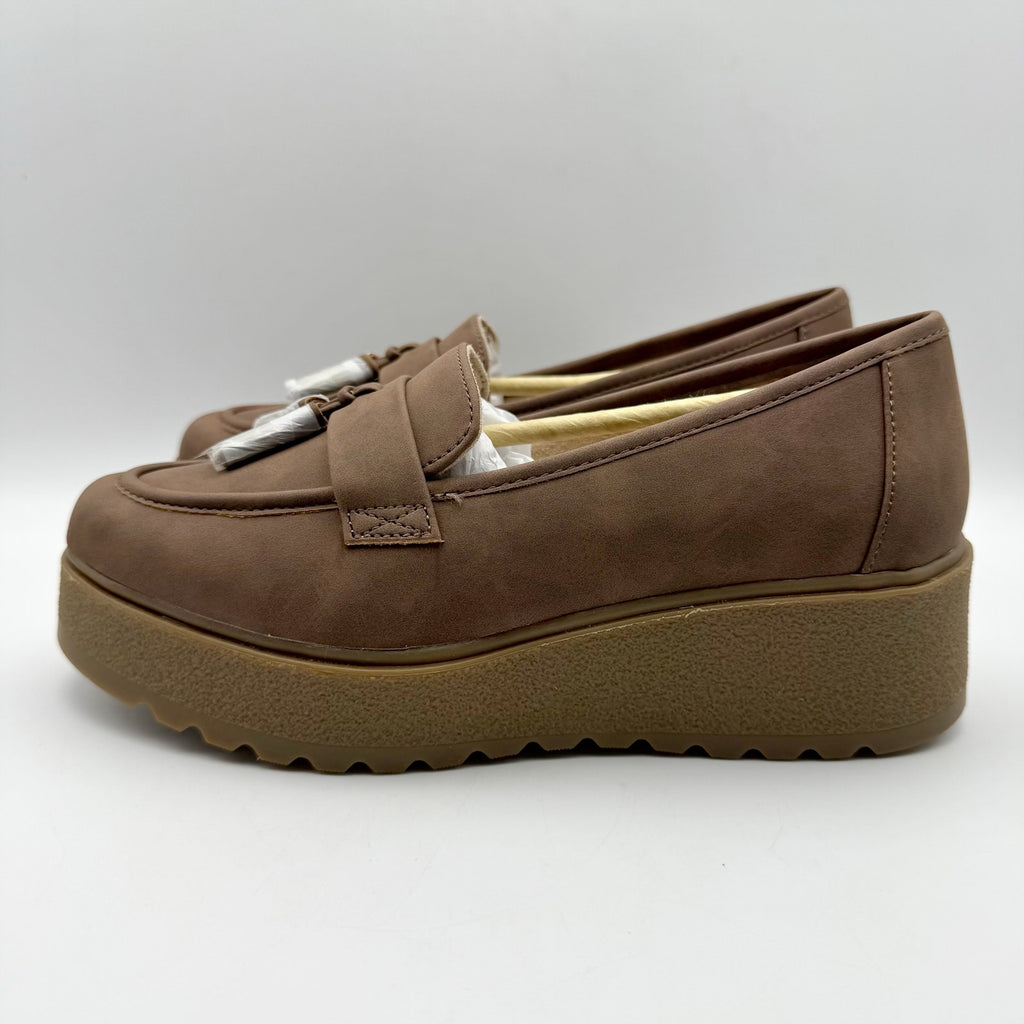 Soul Naturalizer Womens Josie Loafers US 9.5M EU 40.5 Brown Slip-on NIB