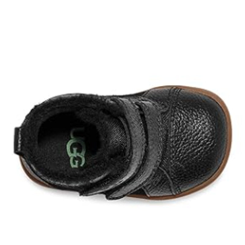 UGG Baby Rennon ll Boots US 0/1 XS Black Suede Leather NIB