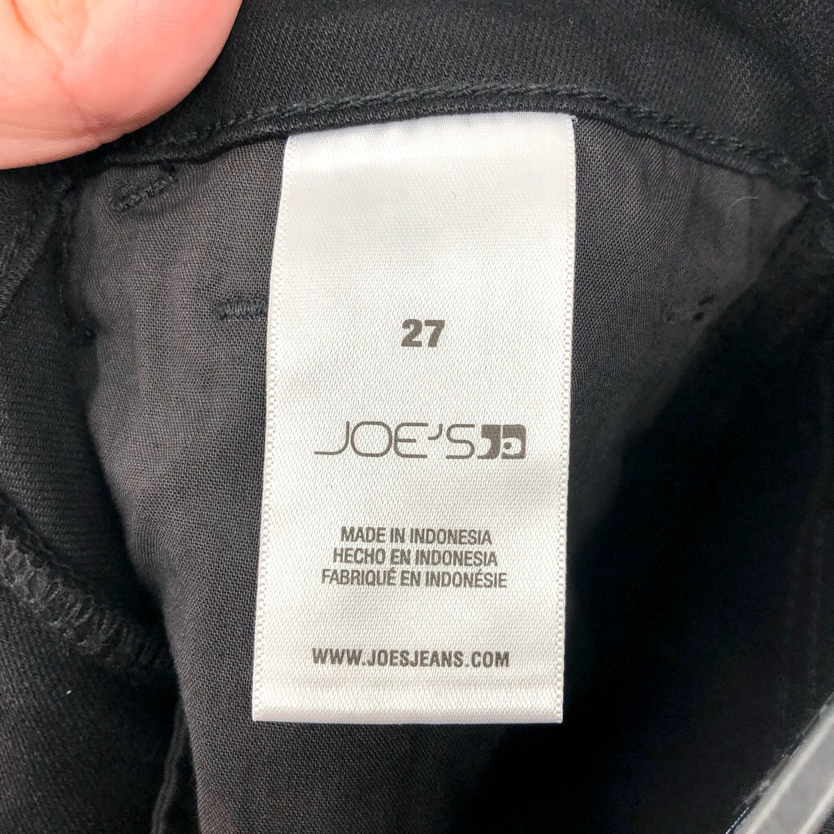 JOE'S JEANS Women's Pluto Bootcut Jeans Size 27 US 4 Black High Rise NWT