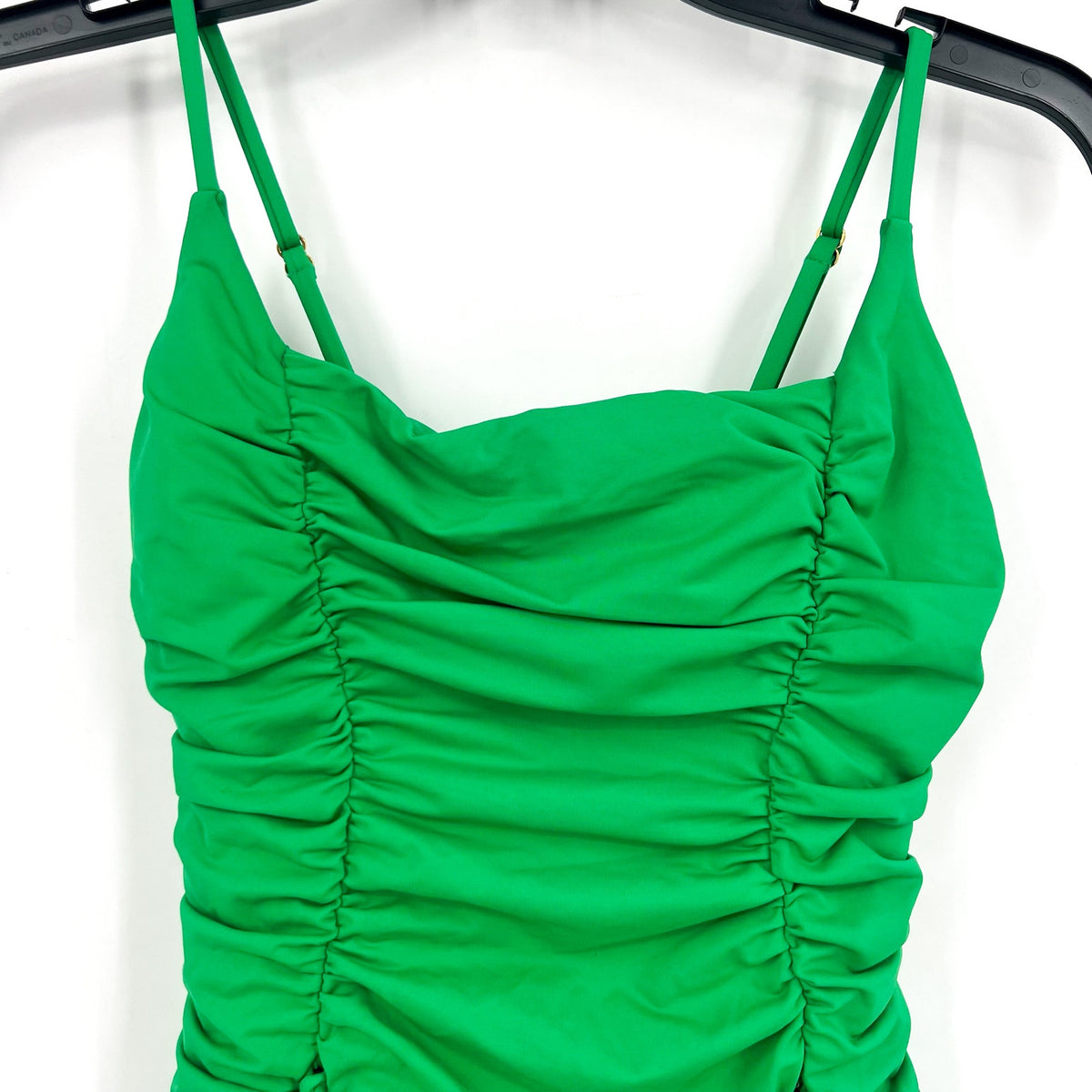 BECCA Color Code Paula One Piece Swimsuit Small Emerald Green Square Neck NWT
