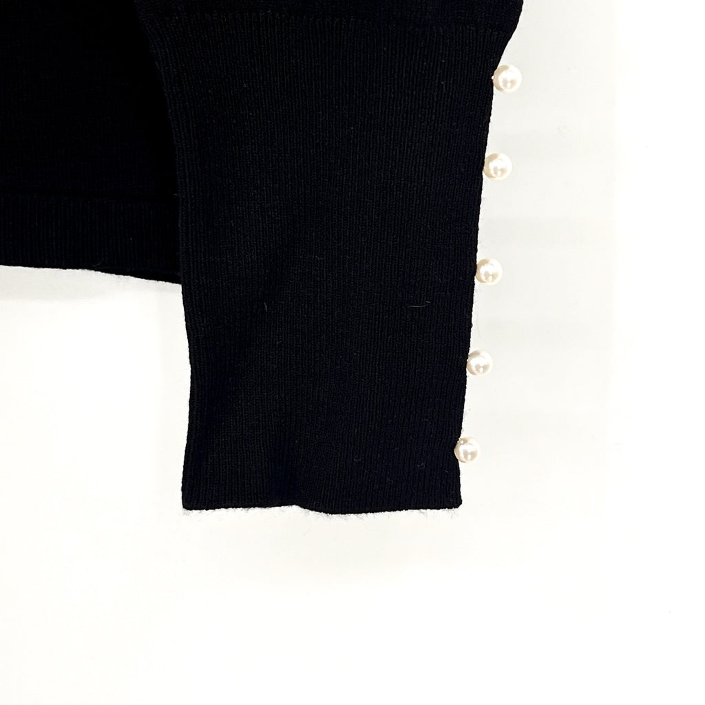 BARDOT Girl's Fine Knit Sweater Size 18 XL Black Long Sleeve Roll Neck NWT
