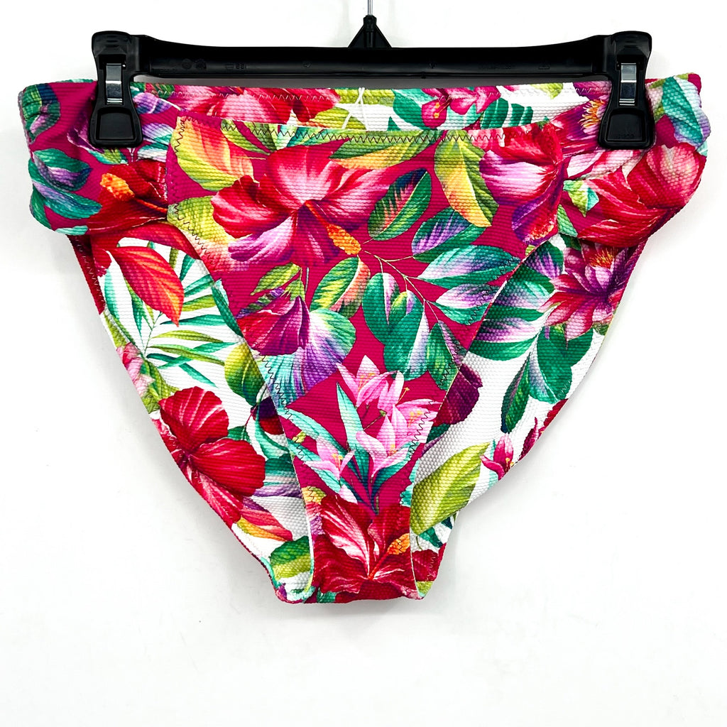 TOMMY BAHAMA Reversible Hipster Bikini Small Bottom Pink Island Cays Fiesta NWT