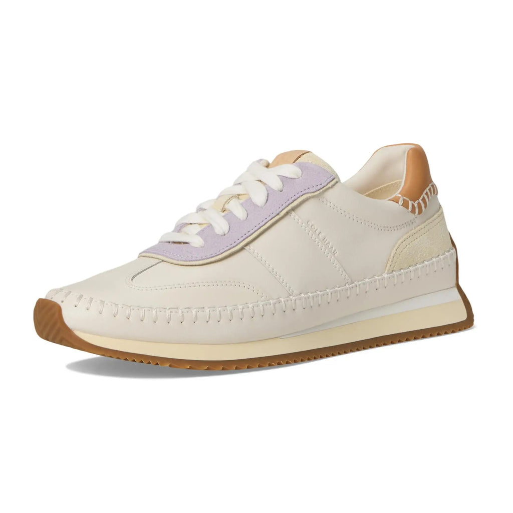 Cole Haan Womens Grandpro Premier Runners 6.5 WIDE White Purple Sneakers NIB
