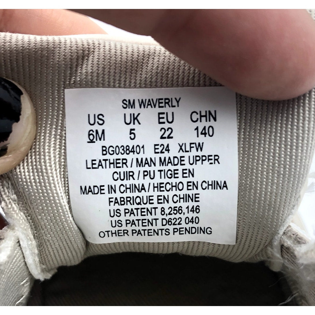 Stride Rite Girl SM Waverly Ecru Sneaker Size 6 Toddler Shoes Off White NIB