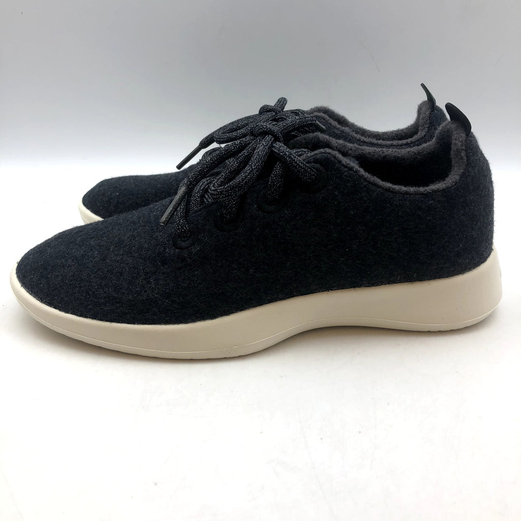 AllBirds Women's Tuke Jo Casual Sneakers Size 6 Black Merino Wool Runners NIB