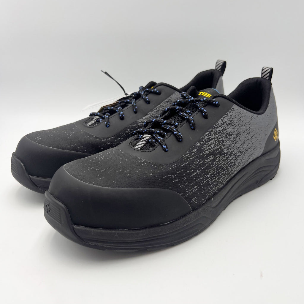 Terra Mens Monolift Composite Toe Work Sneakers US 10 Wide EU 43 Grey Blue NIB