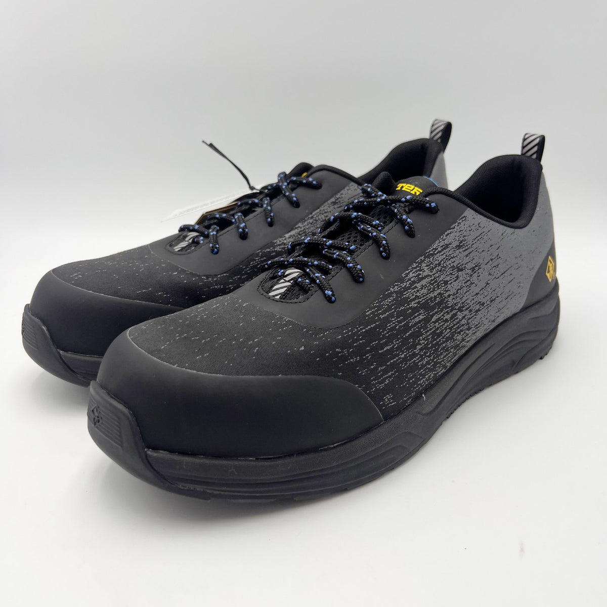 Terra Mens Monolift Composite Toe Work Sneakers US 10 Wide EU 43 Grey Blue NIB