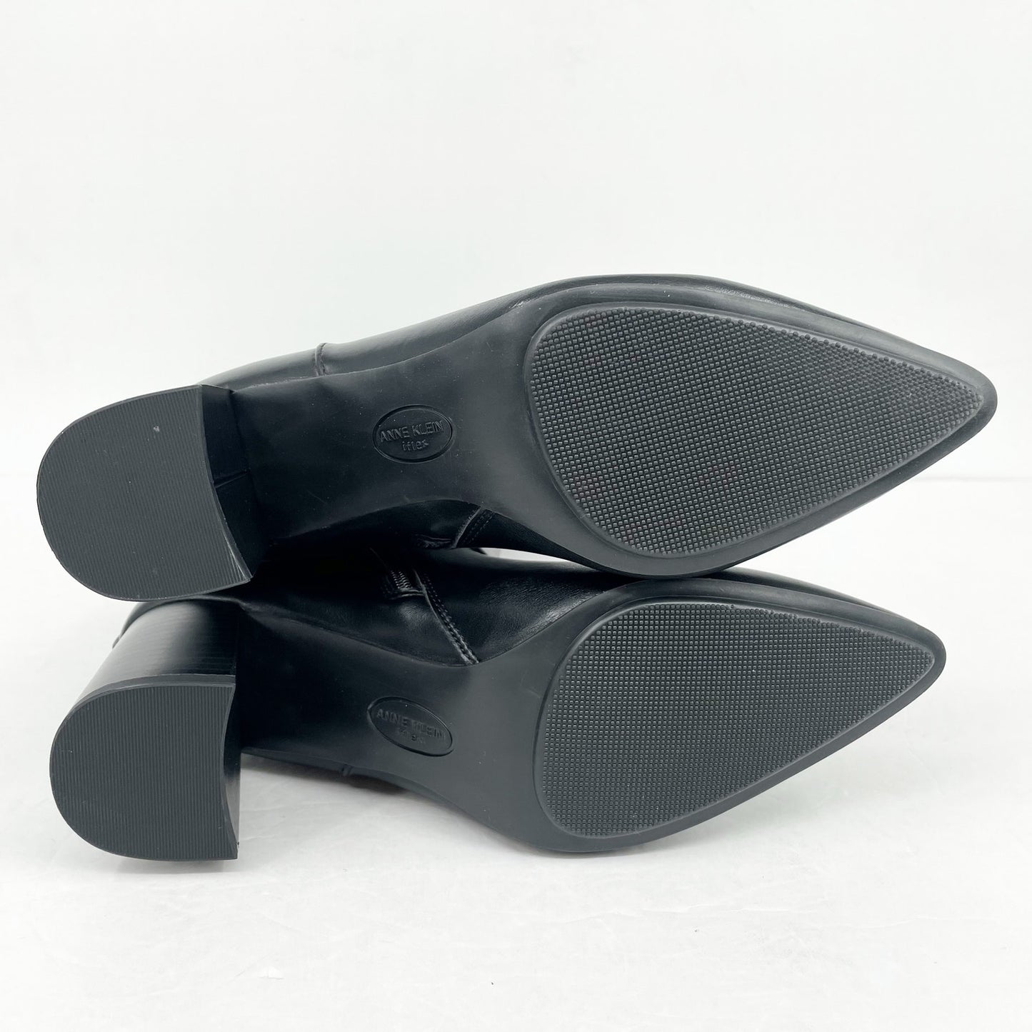 Anne Klein Womens Brenice Knee High Boots US 9 M EU 39.5 Black NIB