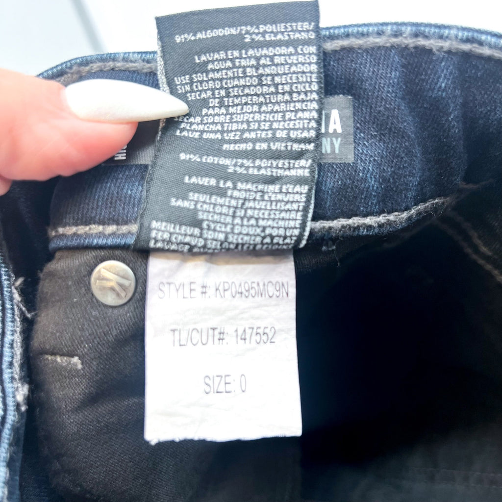 KUT FROM THE KLOTH Diana Skinny Jeans Blue Size 0 High-Rise Fab Ab NWT