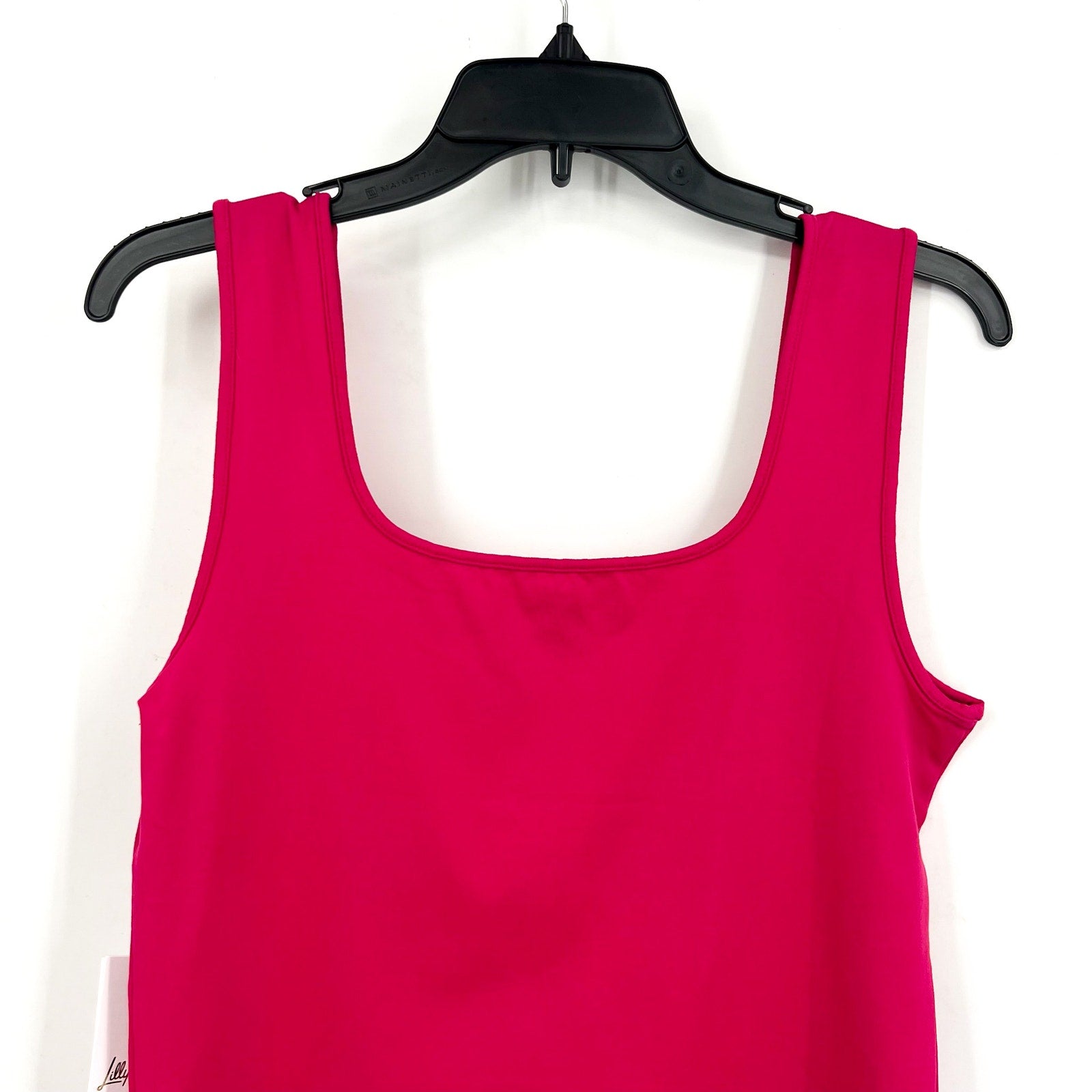 LILLY PULITZER Womens Marsaille Tank Top Medium Mystique Pink Square Neck NWT