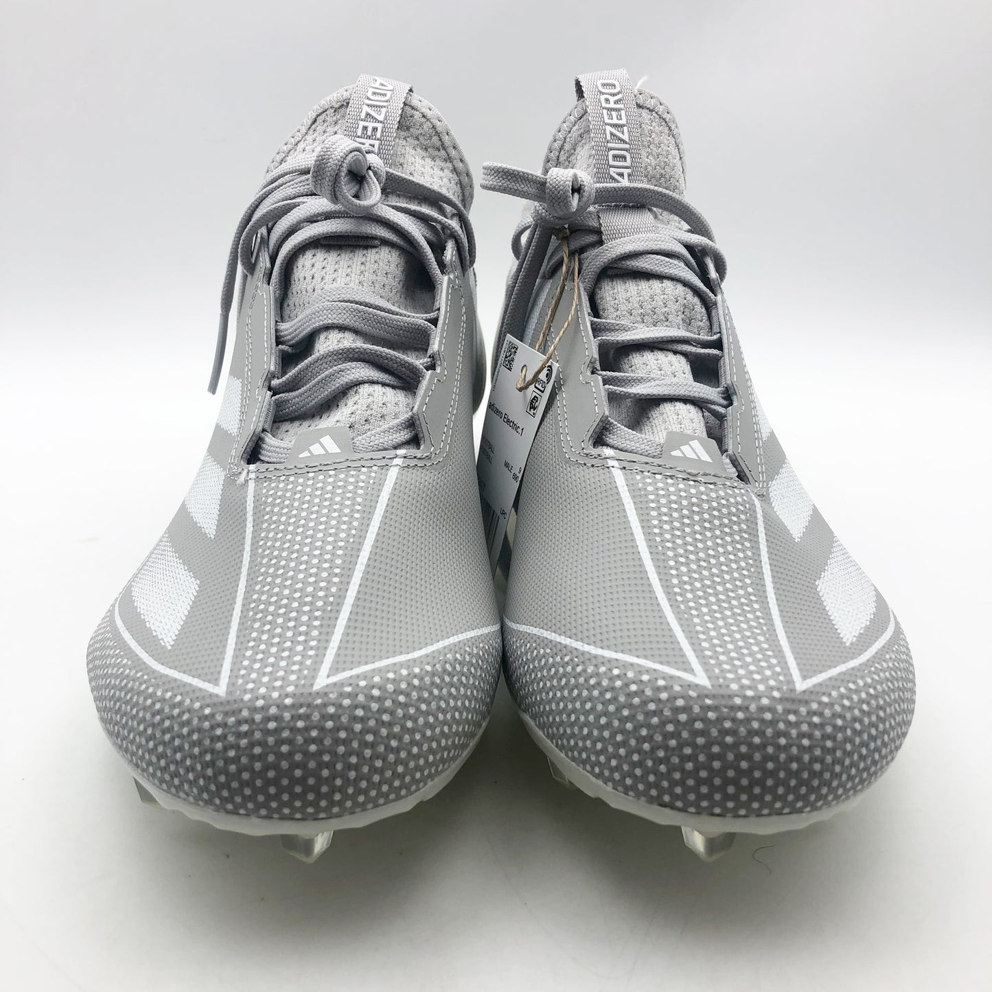 Adidas Mens Adizero Electric 1 Football Cleats Grey White Size 8
