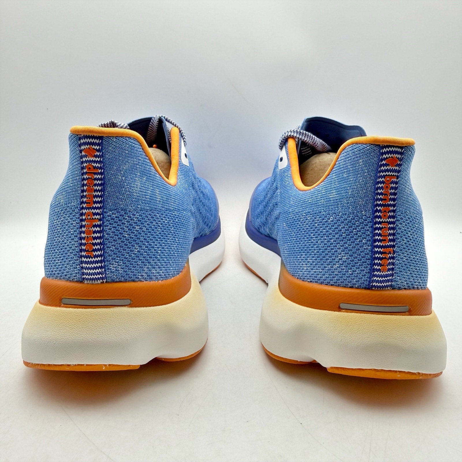 Rabbit Mens Dream Chaser Running Sneakers US 12.5 M Blue Orange Athletic NIB