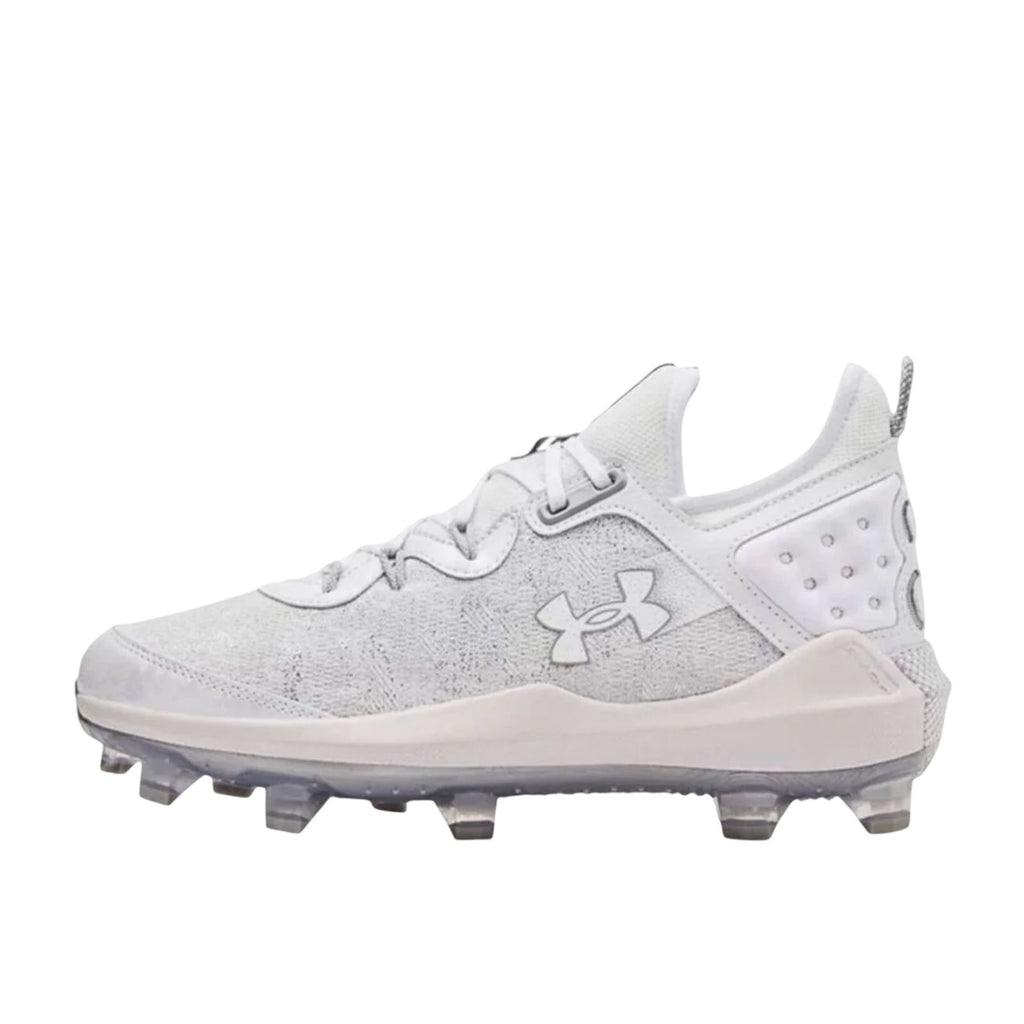 Under Armour Mens Harper 8 Elite Baseball Cleats Size 6.5 EU 39 White Grey NWOB