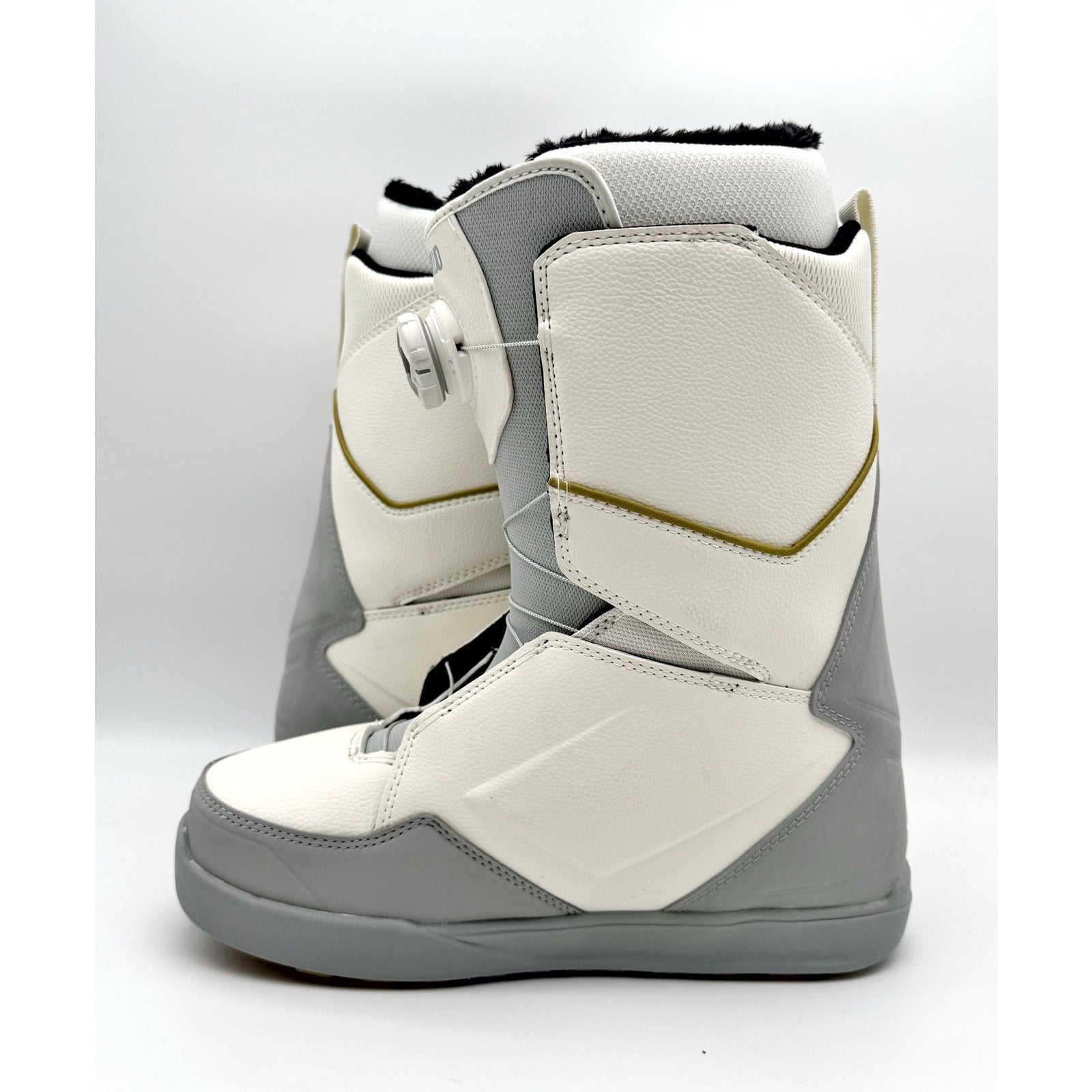 ThirtyTwo Womens Lashed Double Boa Snowboard Boot US 9 White Grey NWOB