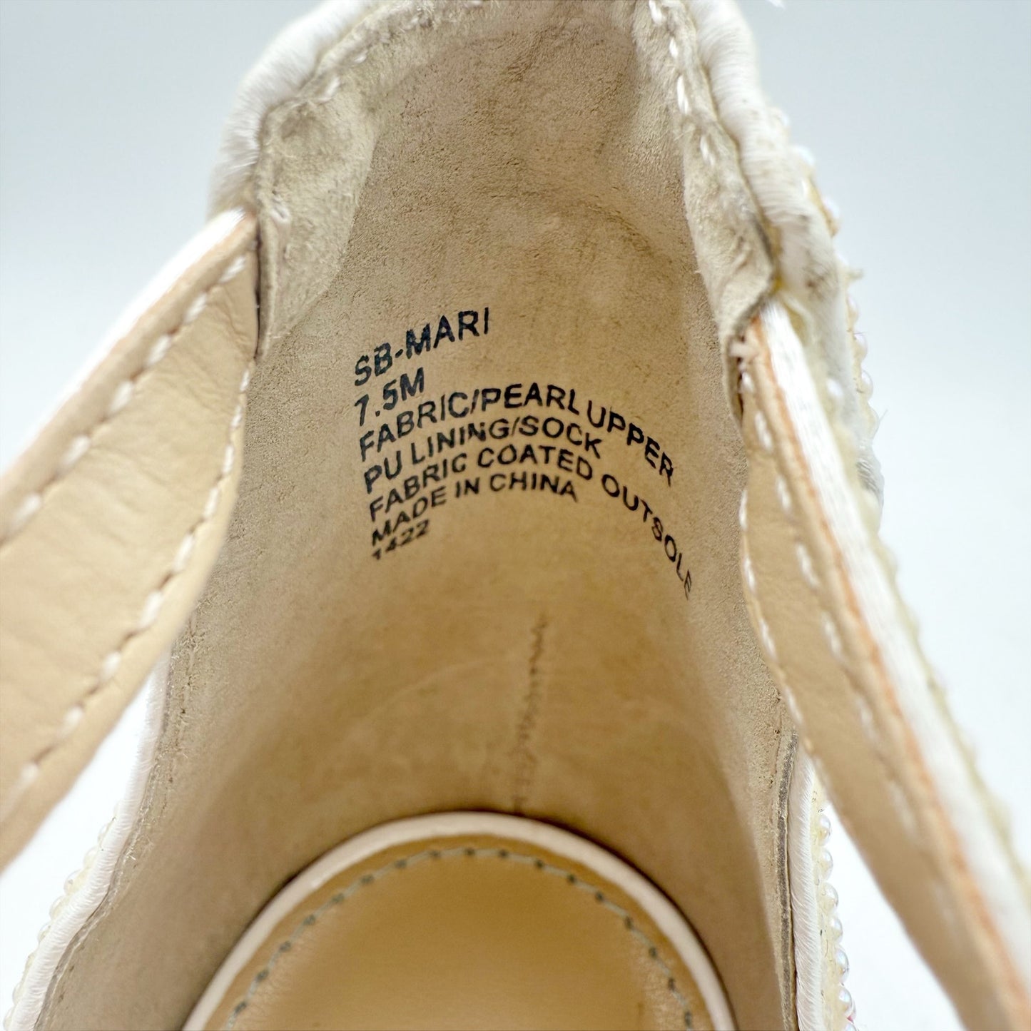 Betsey Johnson Womens Mari Heeled Sandal US 7.5 EU 38 White Rhinestone NIB