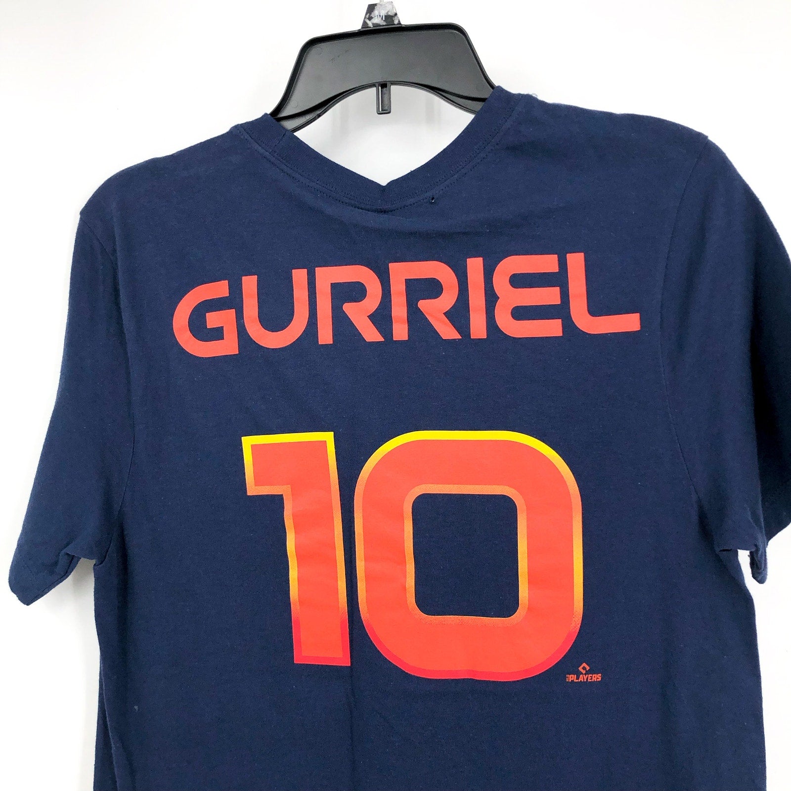 NIKE Men's Houston Astros Yuli Gurriel T-Shirt Small Navy Blue City Connect NWT