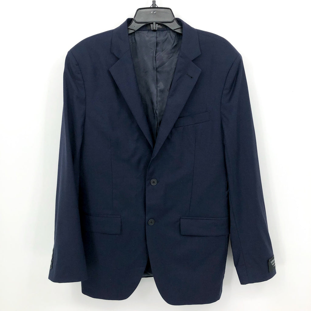 NORDSTROM Men's Tech Smart Trim Fit Suit Jacket 42R Navy Blue Stretch NWOT