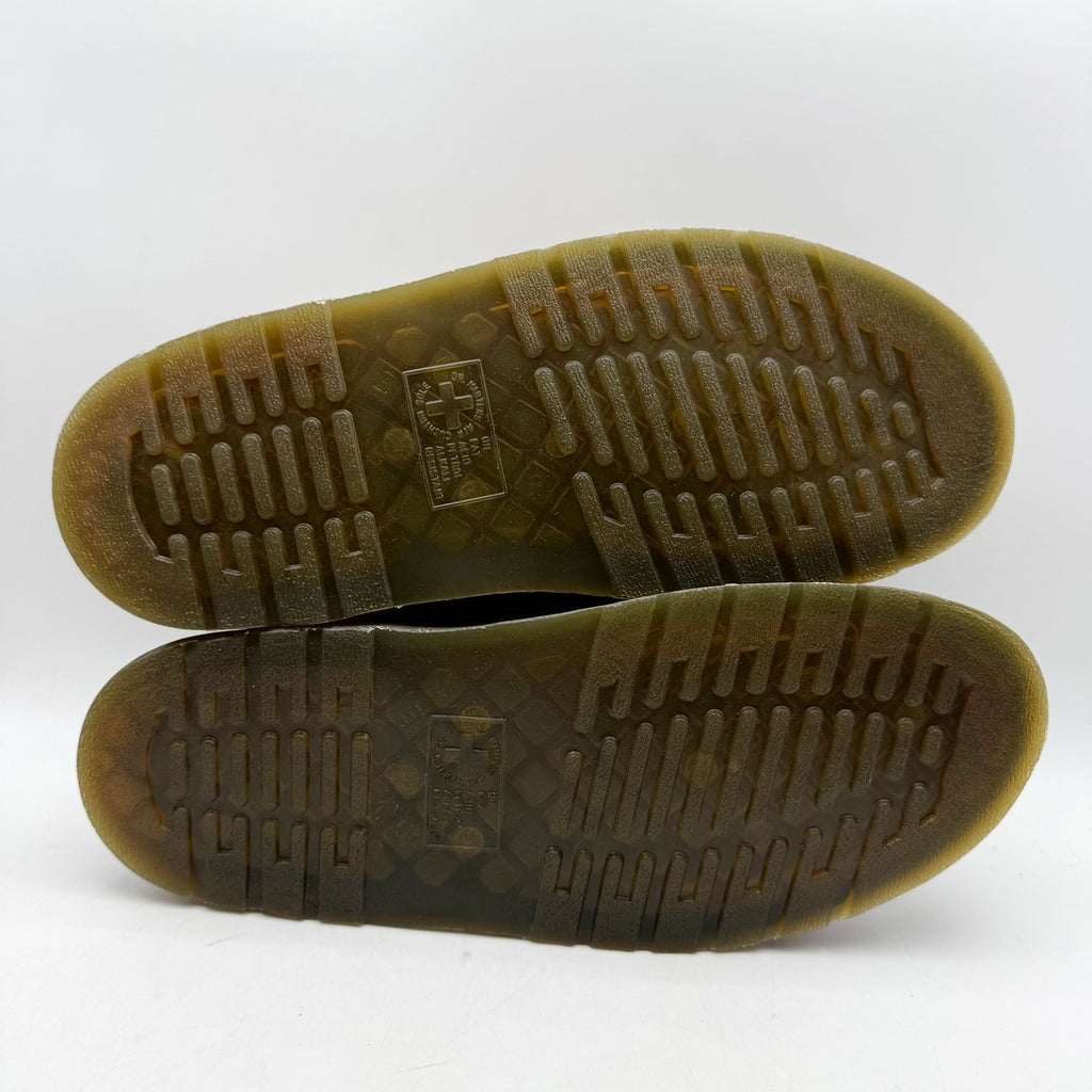 Dr. Martens Jorge II Slingback Mules WOMENS 11 MENS 10 Brown Suede Clogs NIB