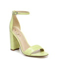 SAM EDELMAN Womens Yaro Dress Sandals Size 9.5M Kiwi Green Leather Heel NWOB